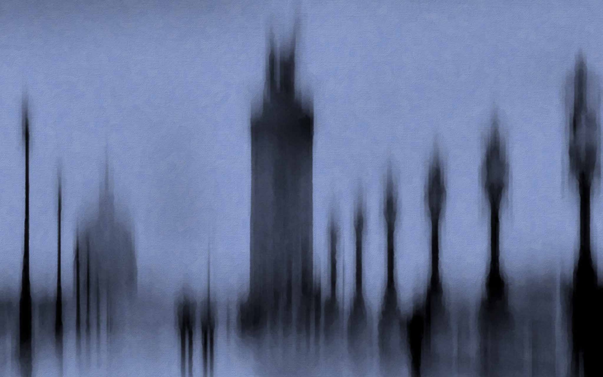 Размытый вид с моста обои