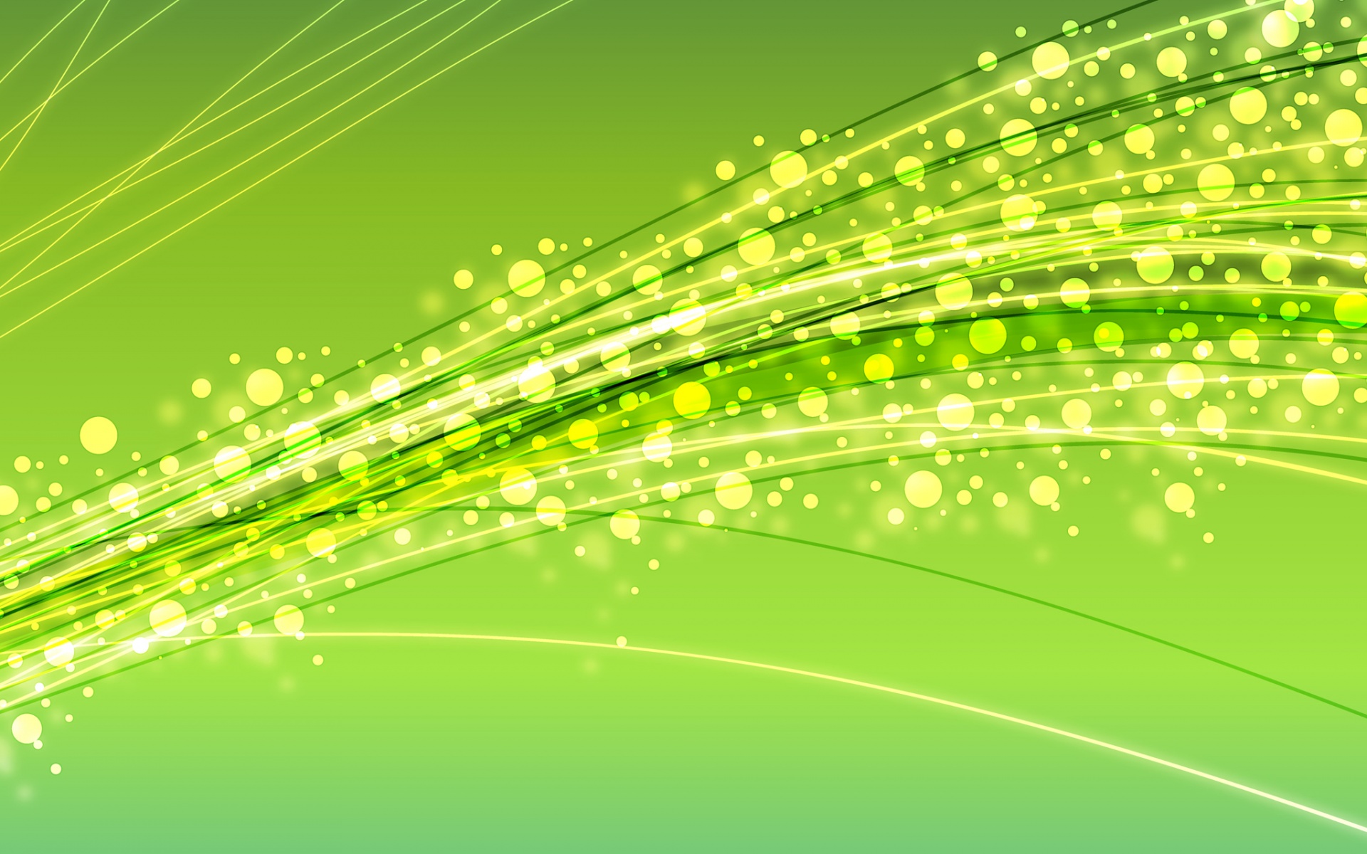 Пучок световых линий обои