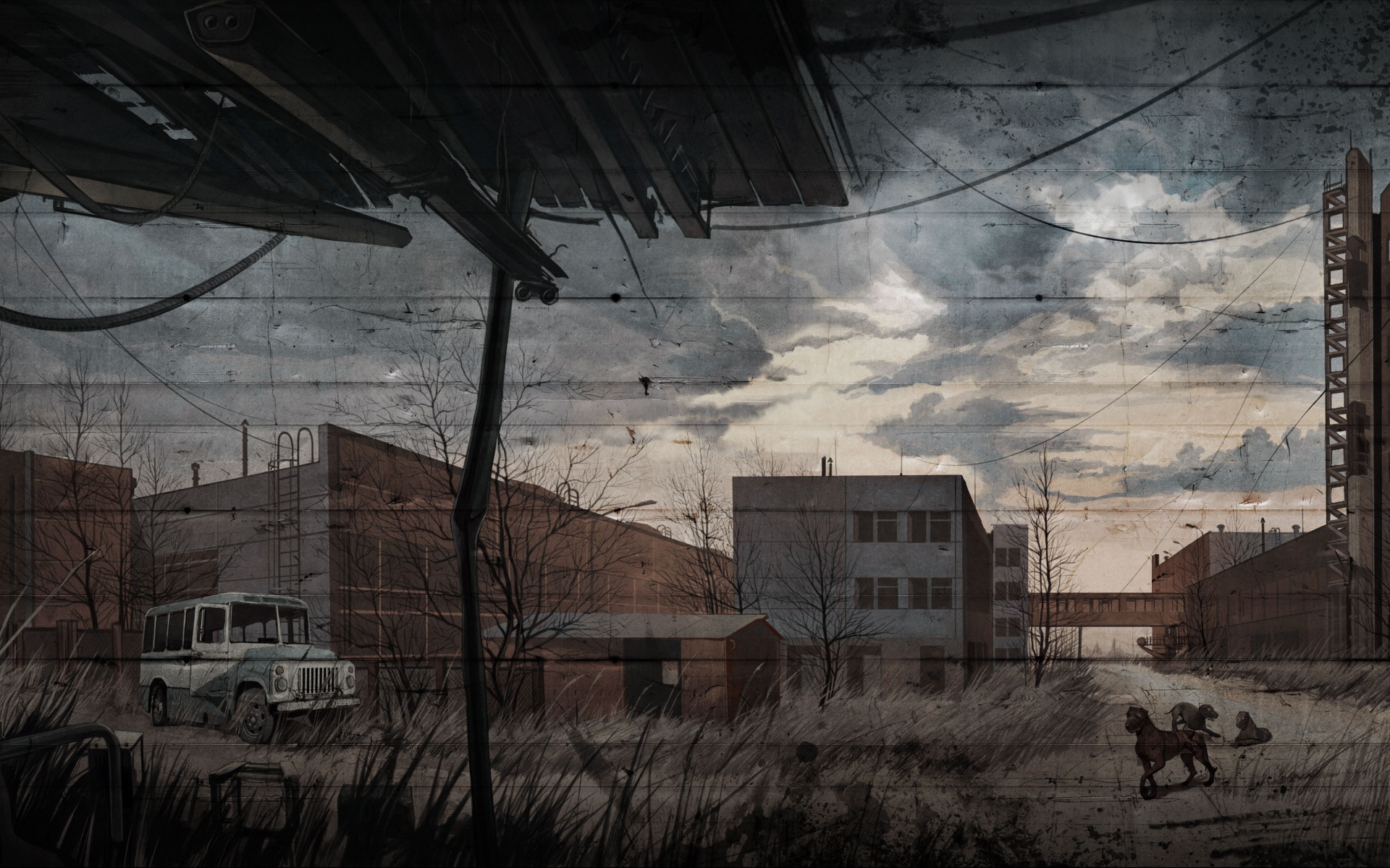 Припять из сталкера обои