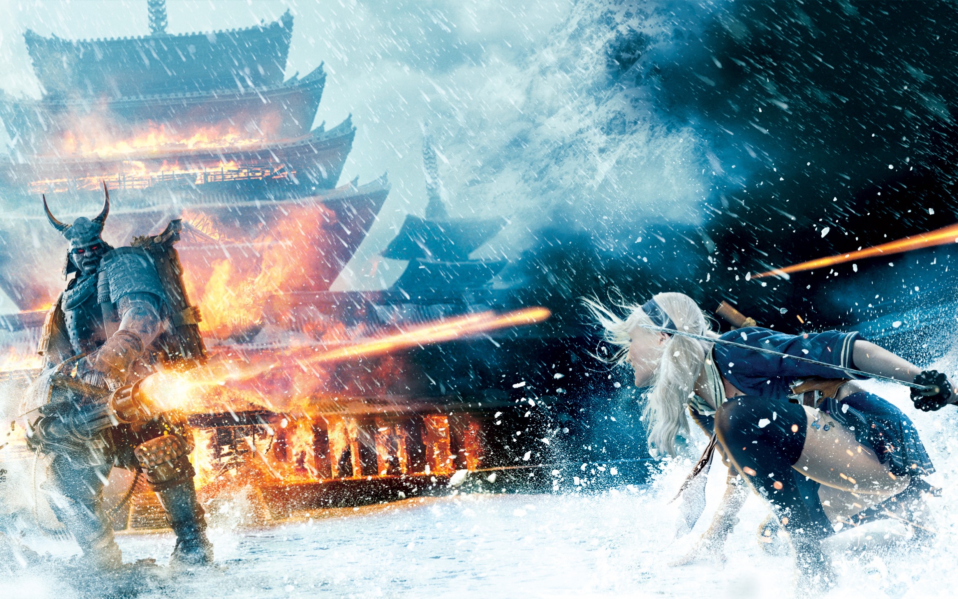 Куколка против самурая обои