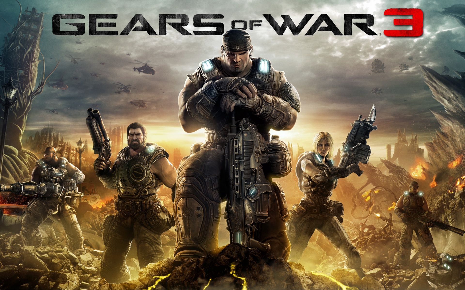 Gears of War 3 обои