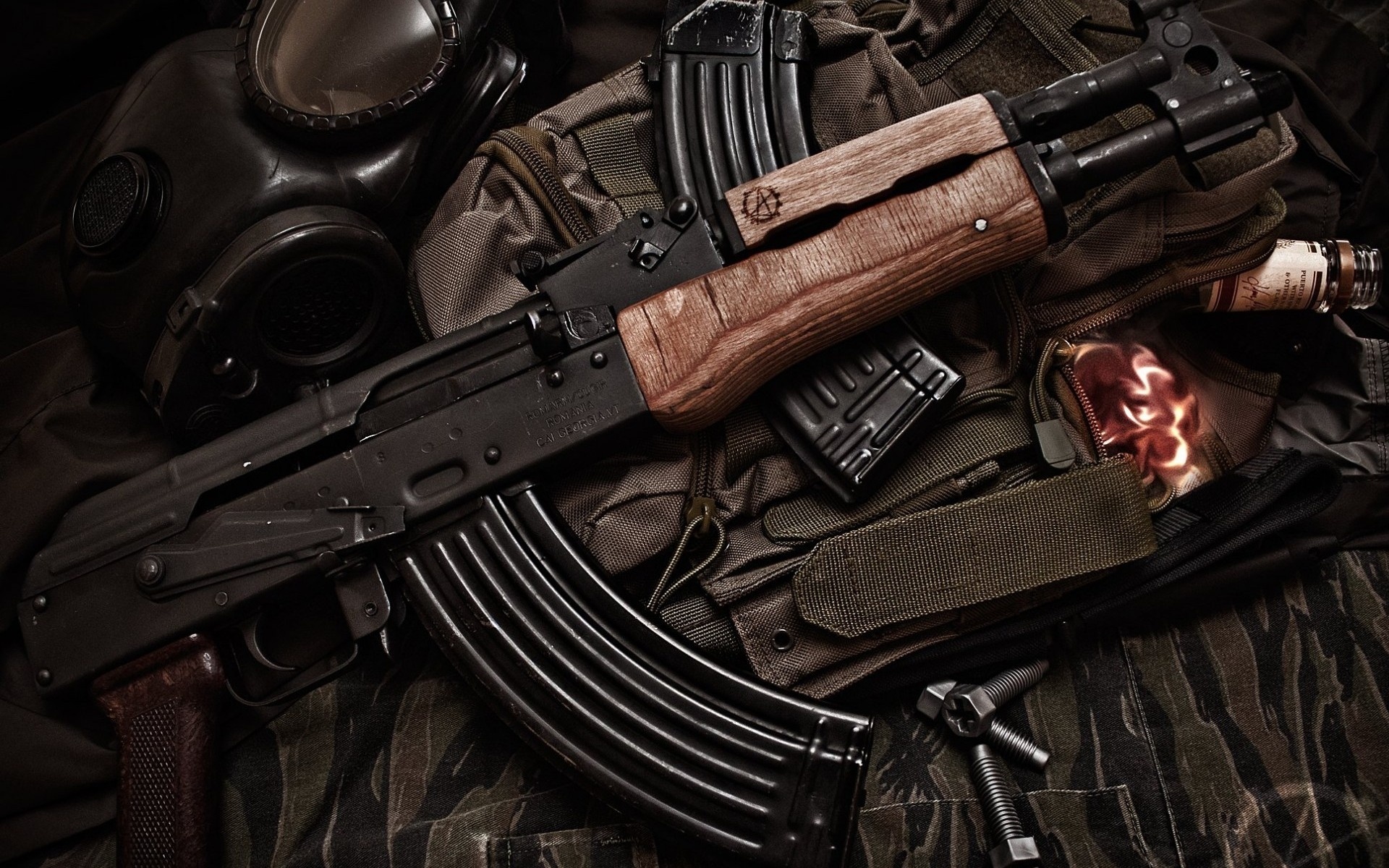 Автомат АК-47 обои