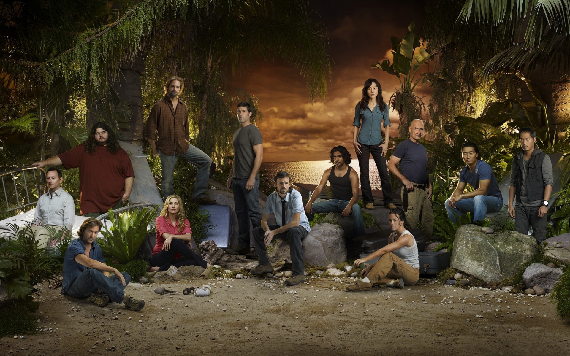 Герои сериала LOST обои