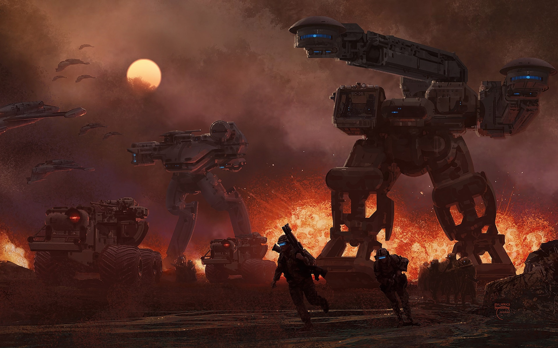 Война будущего обои