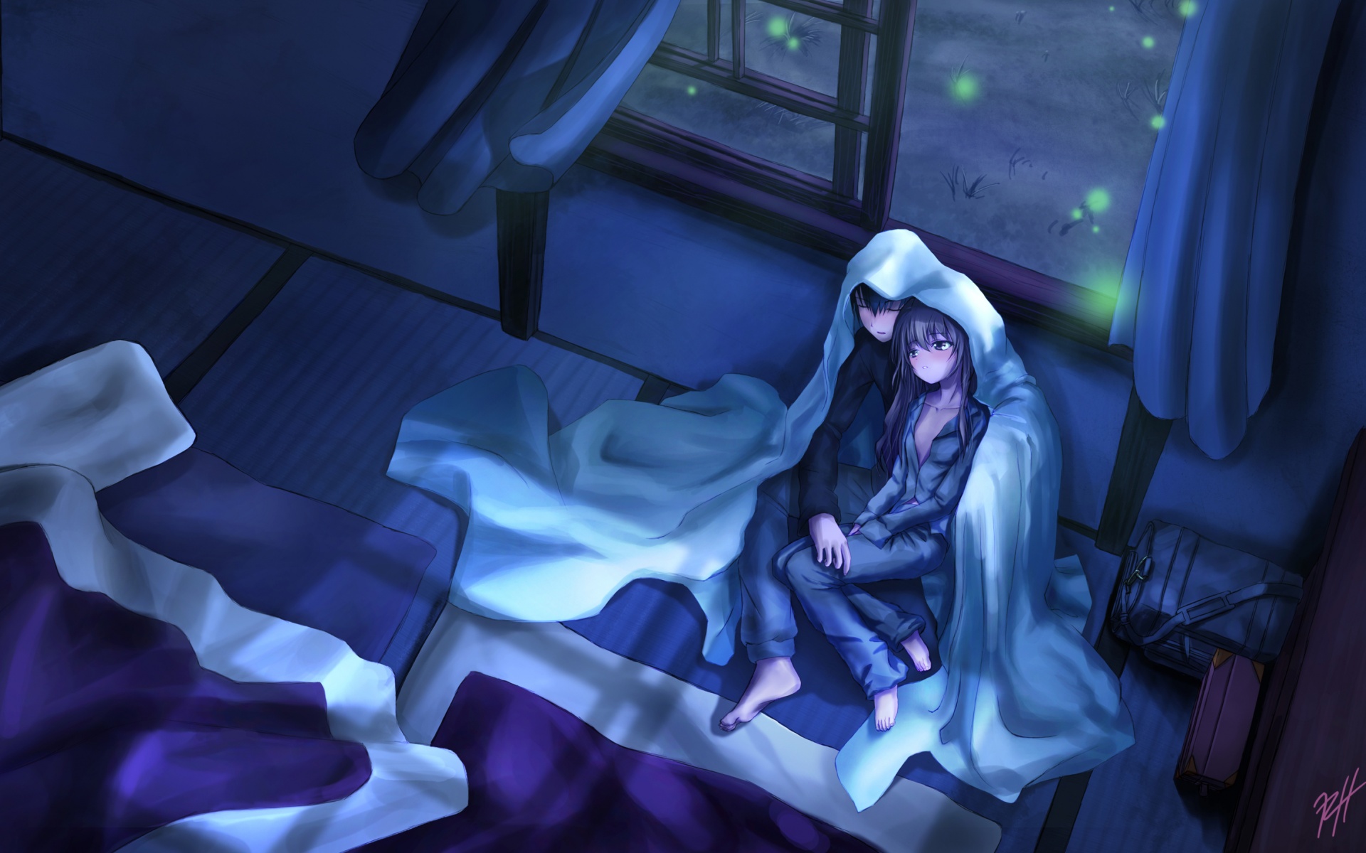 Тайга и Рюджи из аниме Торадора обои