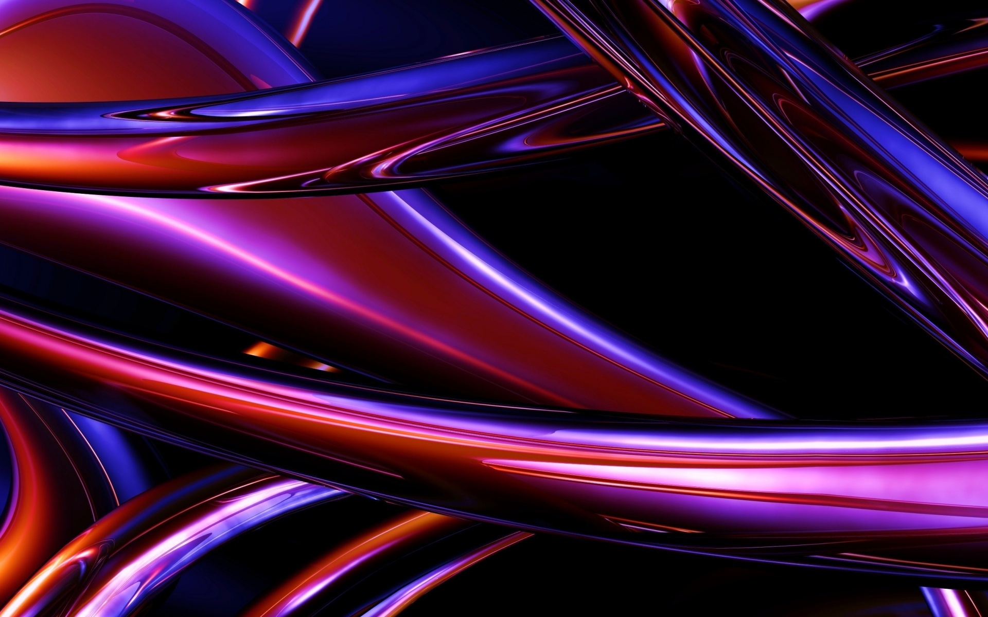 Металлические потоки обои