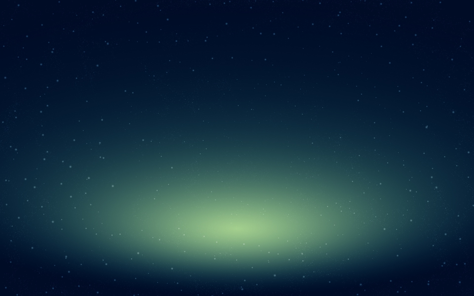 Свечение в ночном небе обои