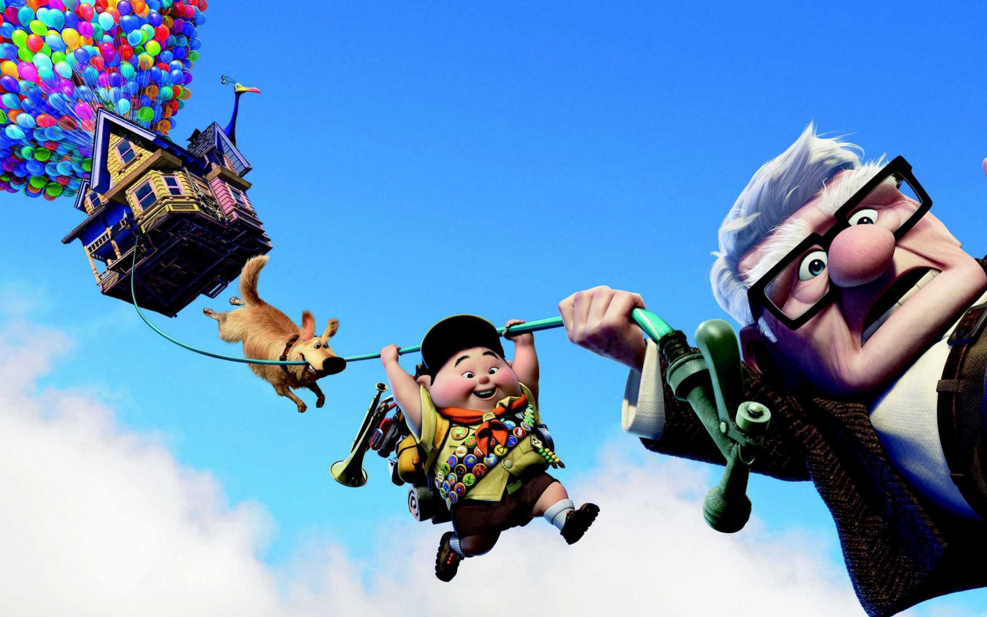 Персонажи мультфильма Up обои