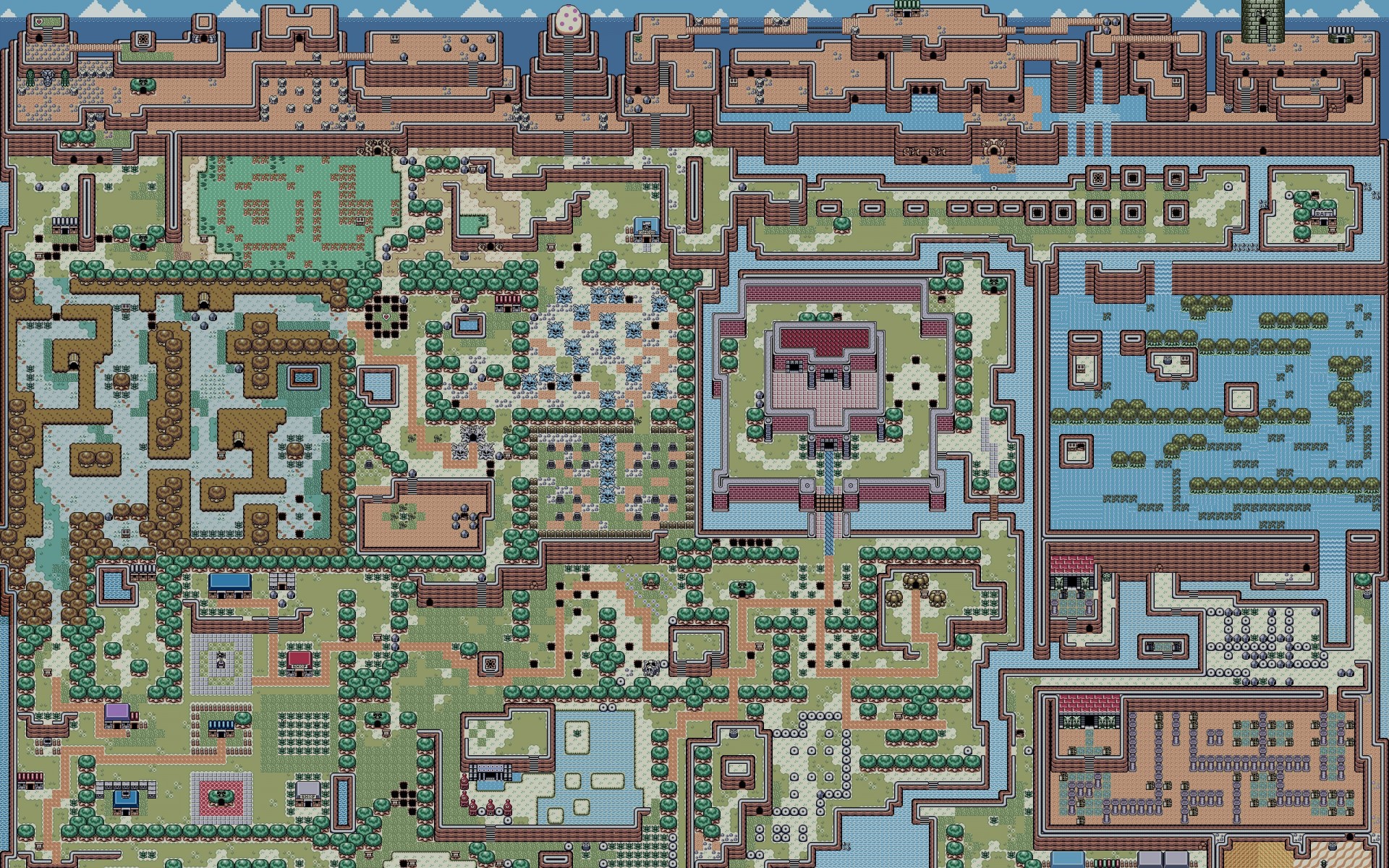 Пиксельный мир обои