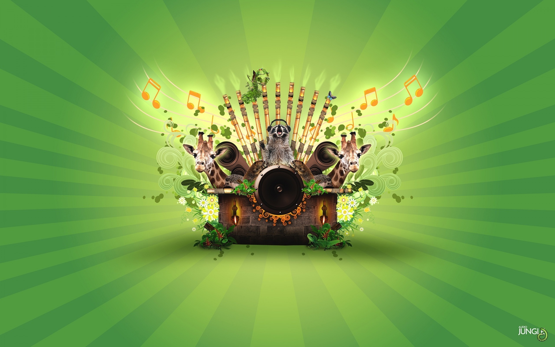 Музыка джунглей обои