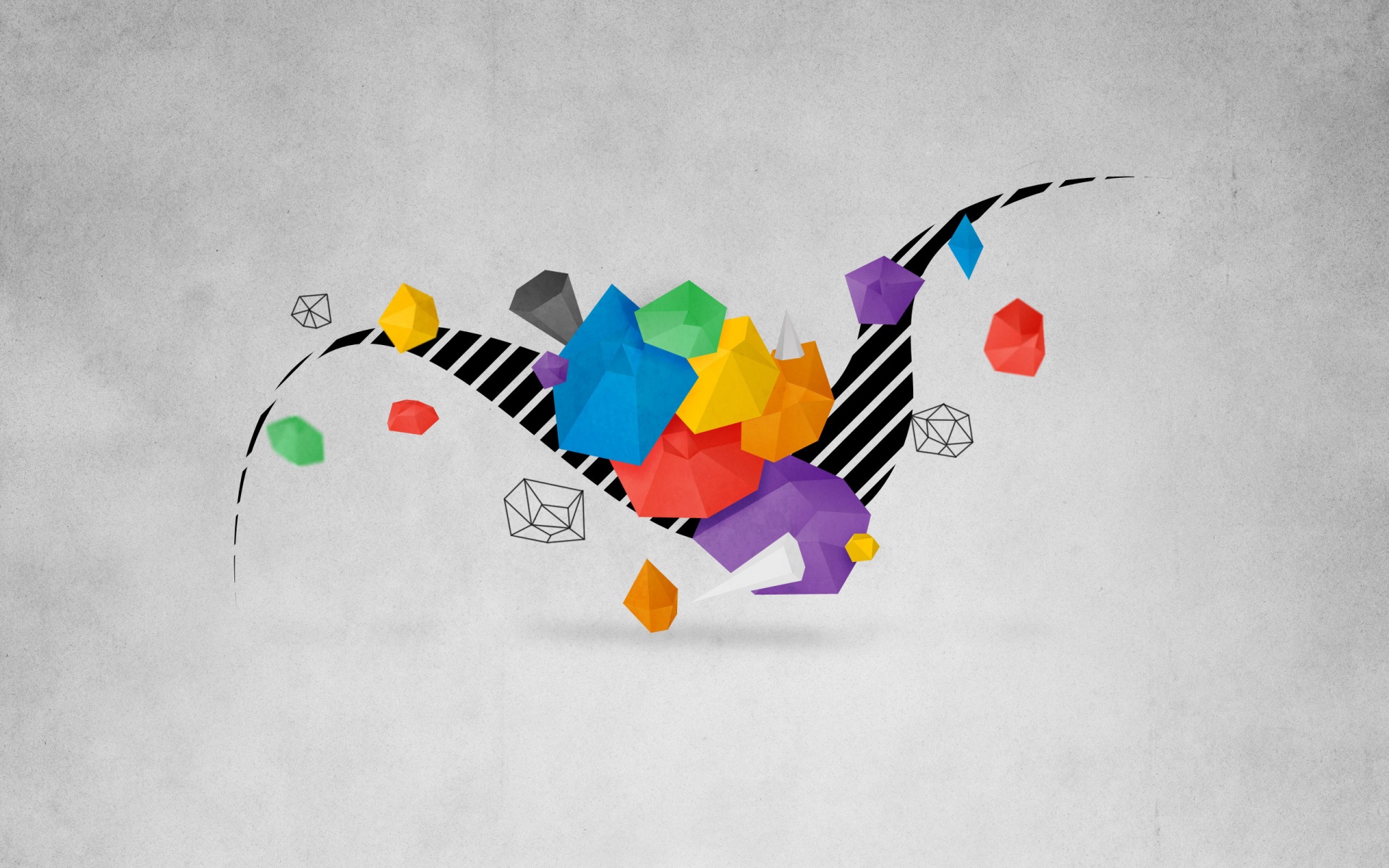 Полет абстрактной фантазии обои