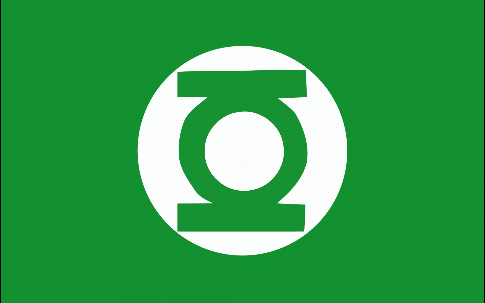 Знак Зеленого фонаря обои