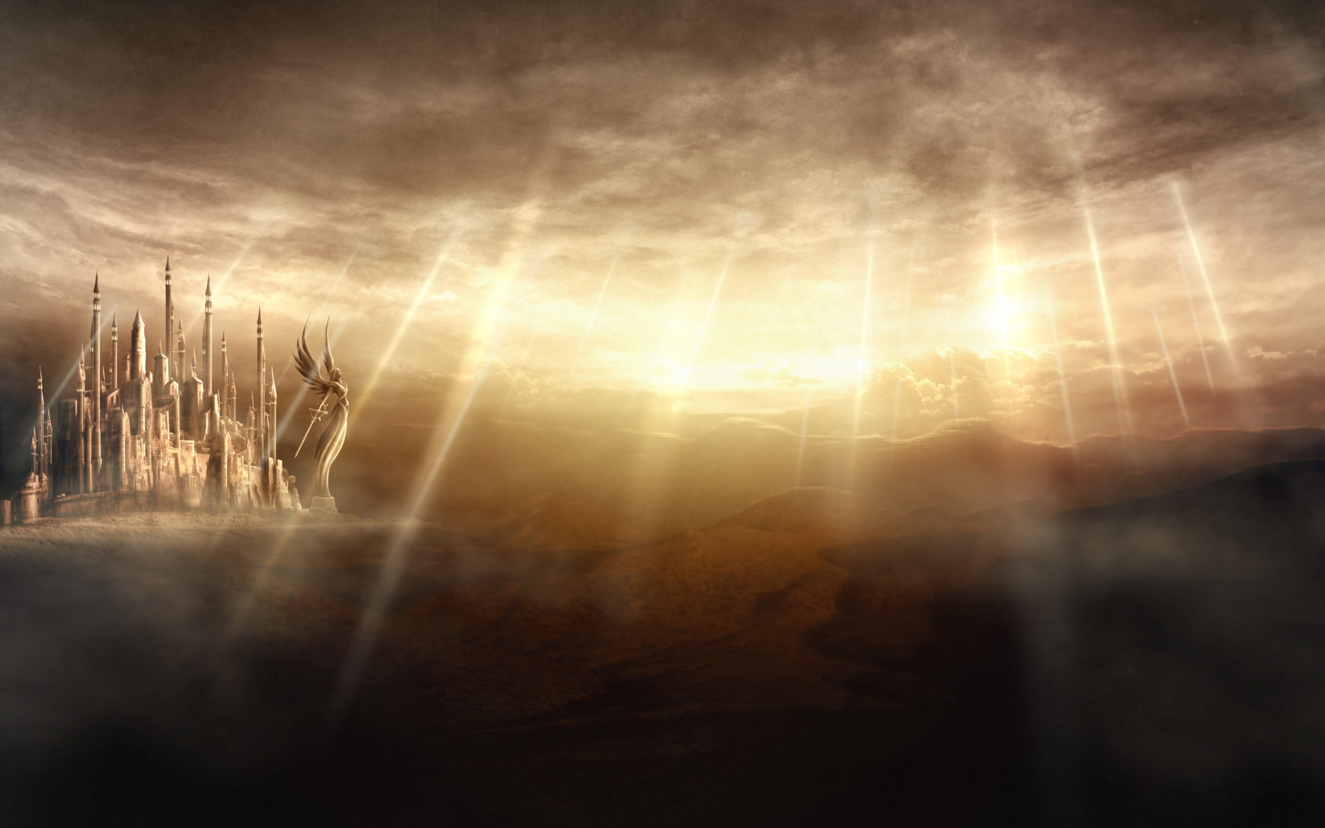 Замок из шестых Героев обои