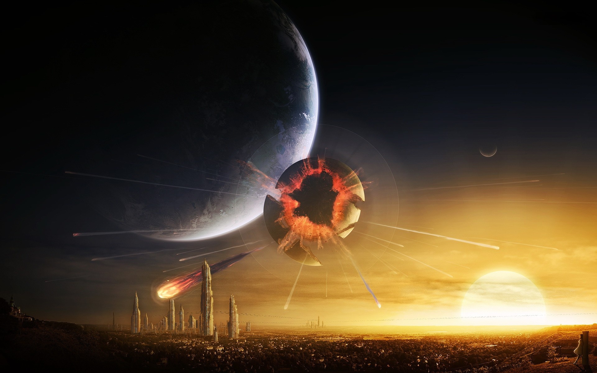 Катастрофа планетарного масштаба обои