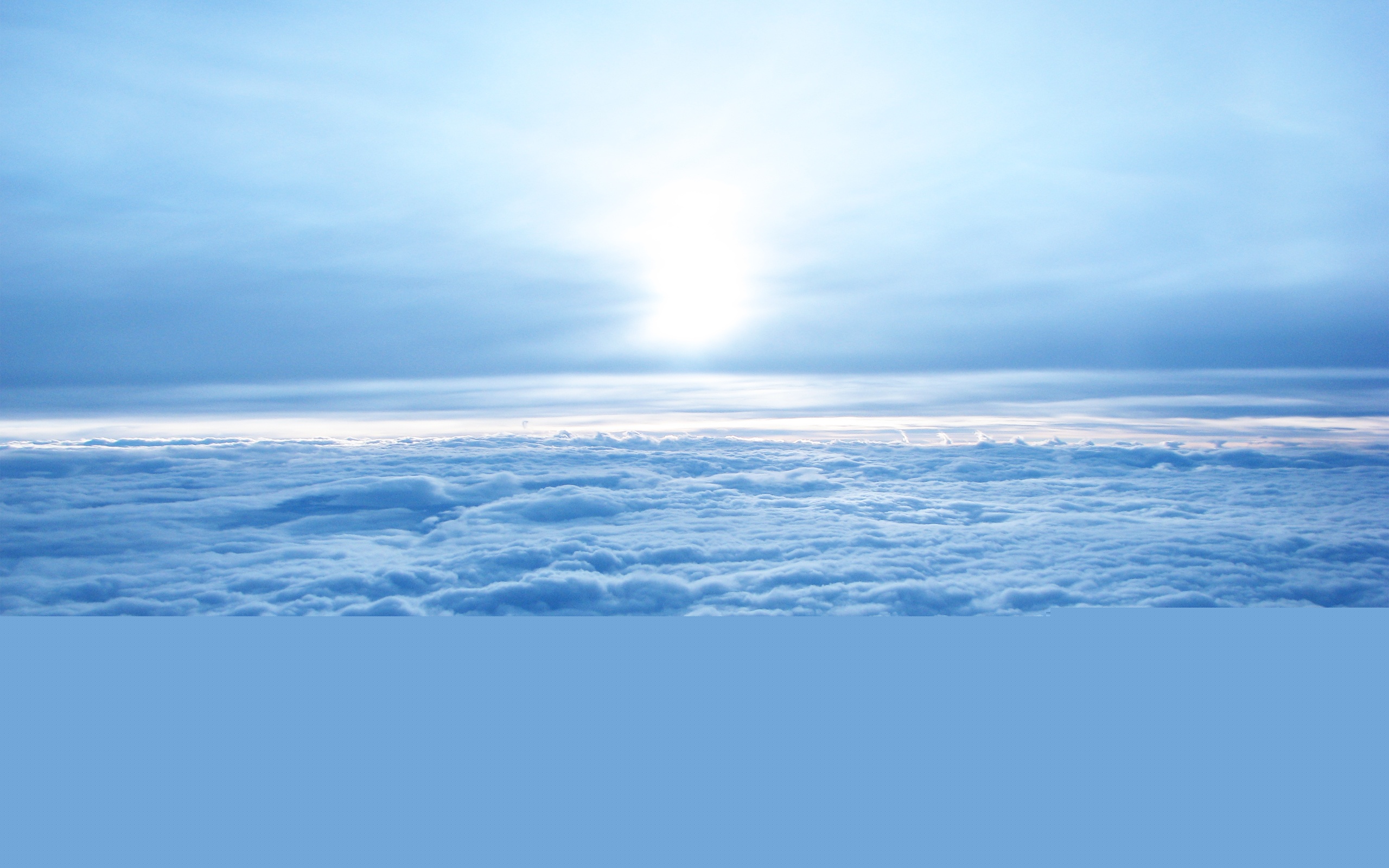 Над облаками обои