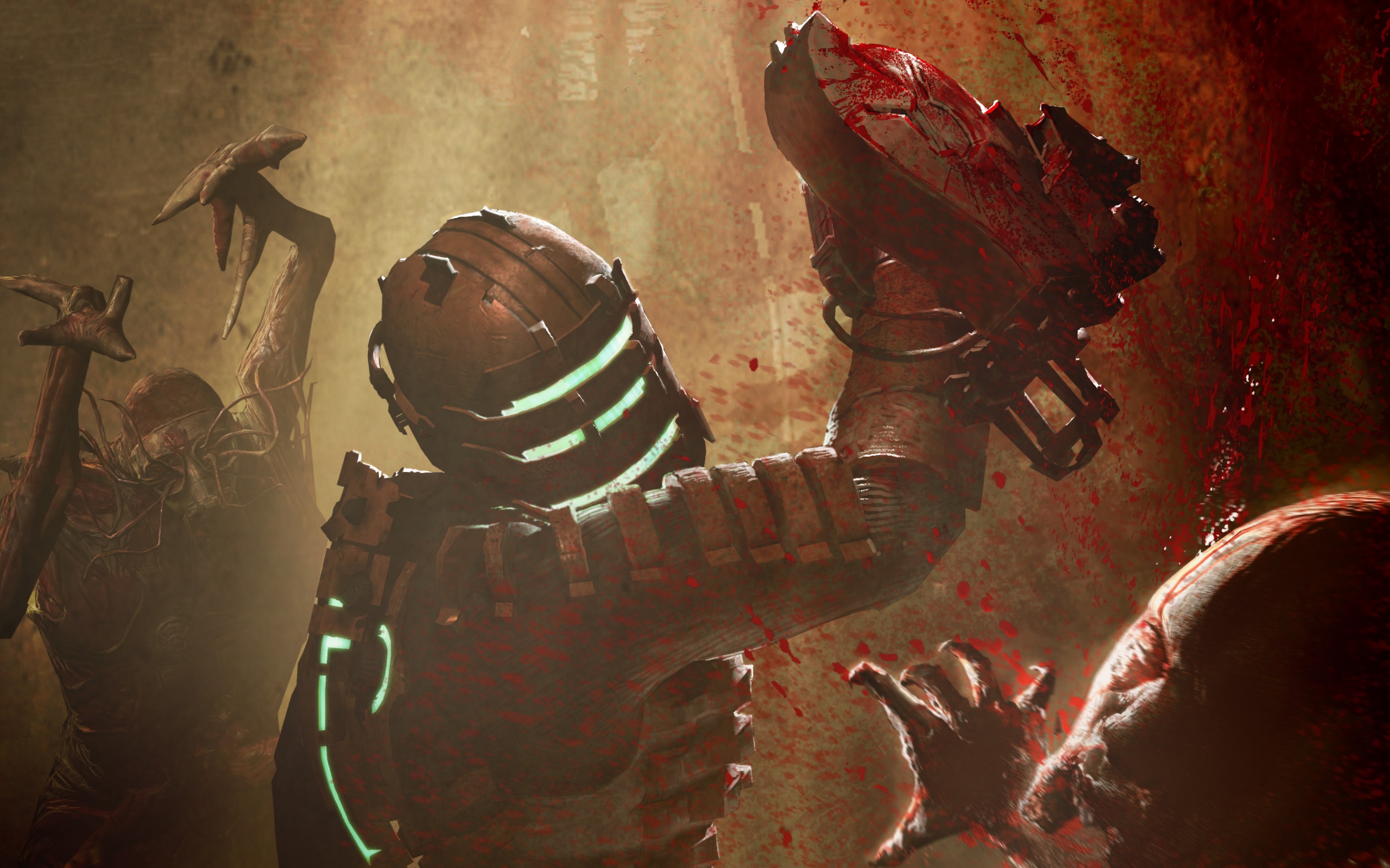 Айзек Кларк выпилил монстра обои