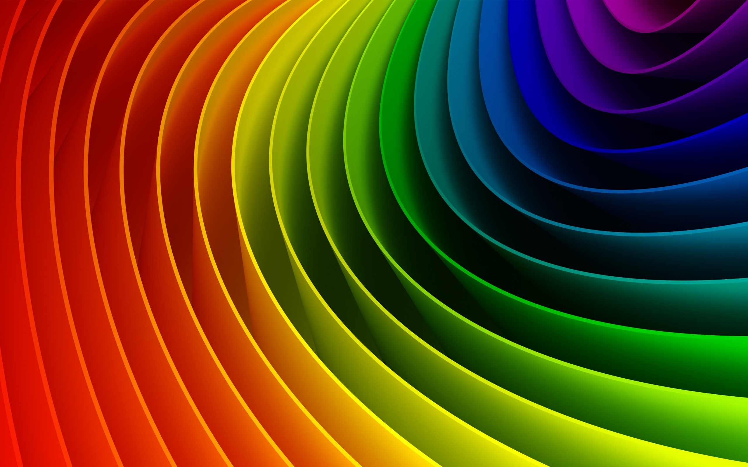 Радуга может быть такой обои