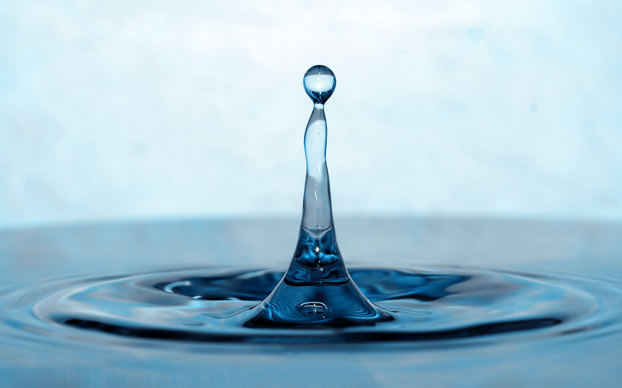 Падение капли обои