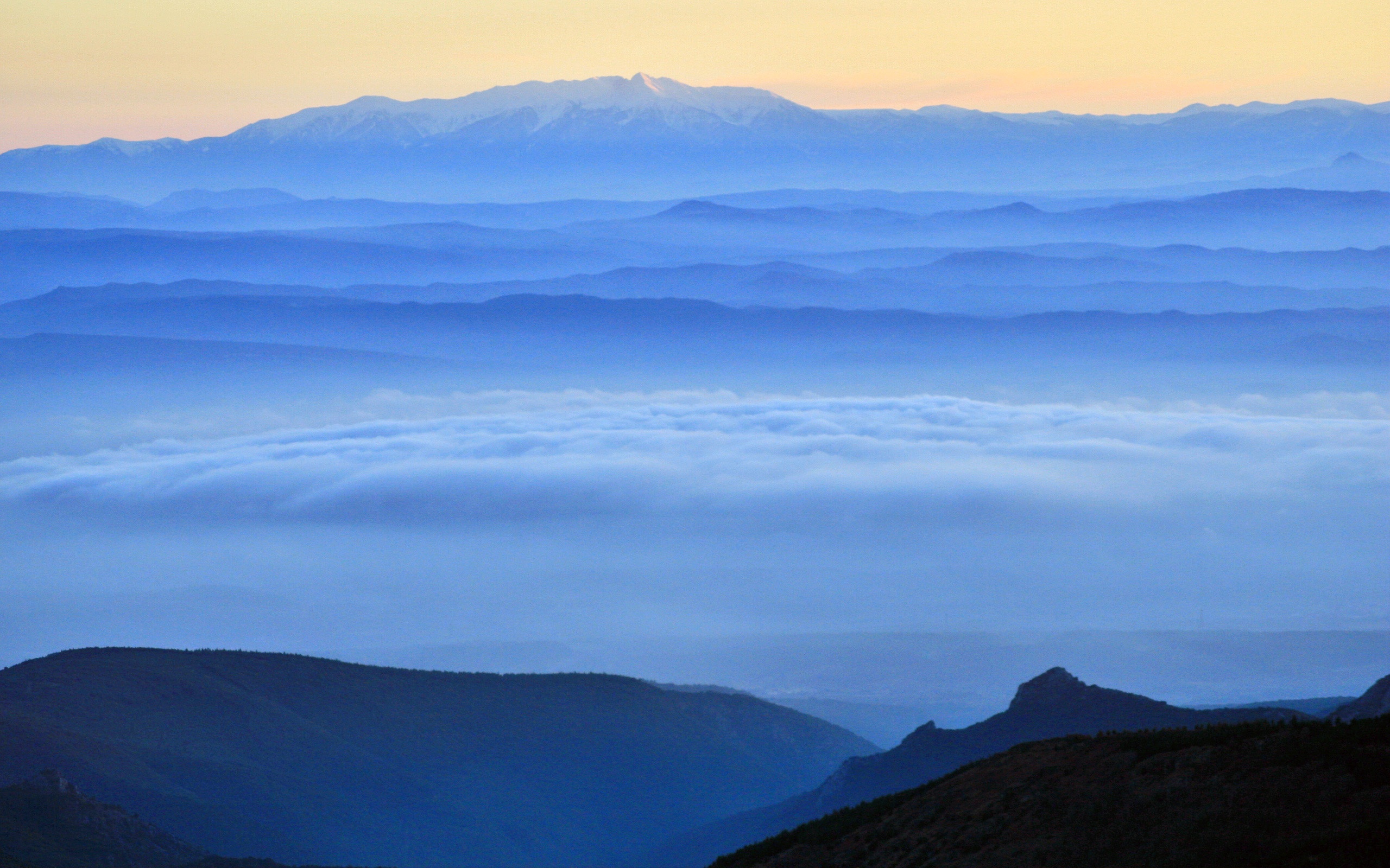 Слой тумана обои