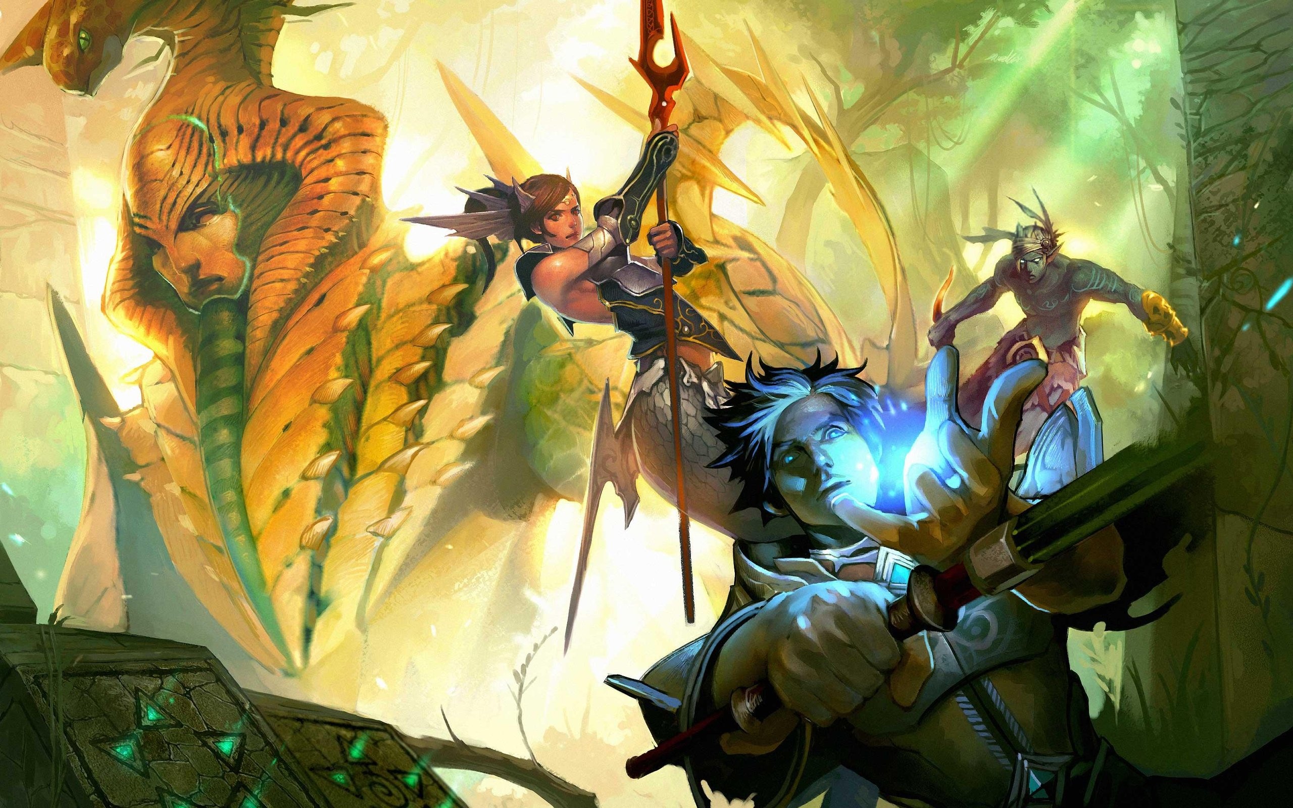 Фэнтези битва обои