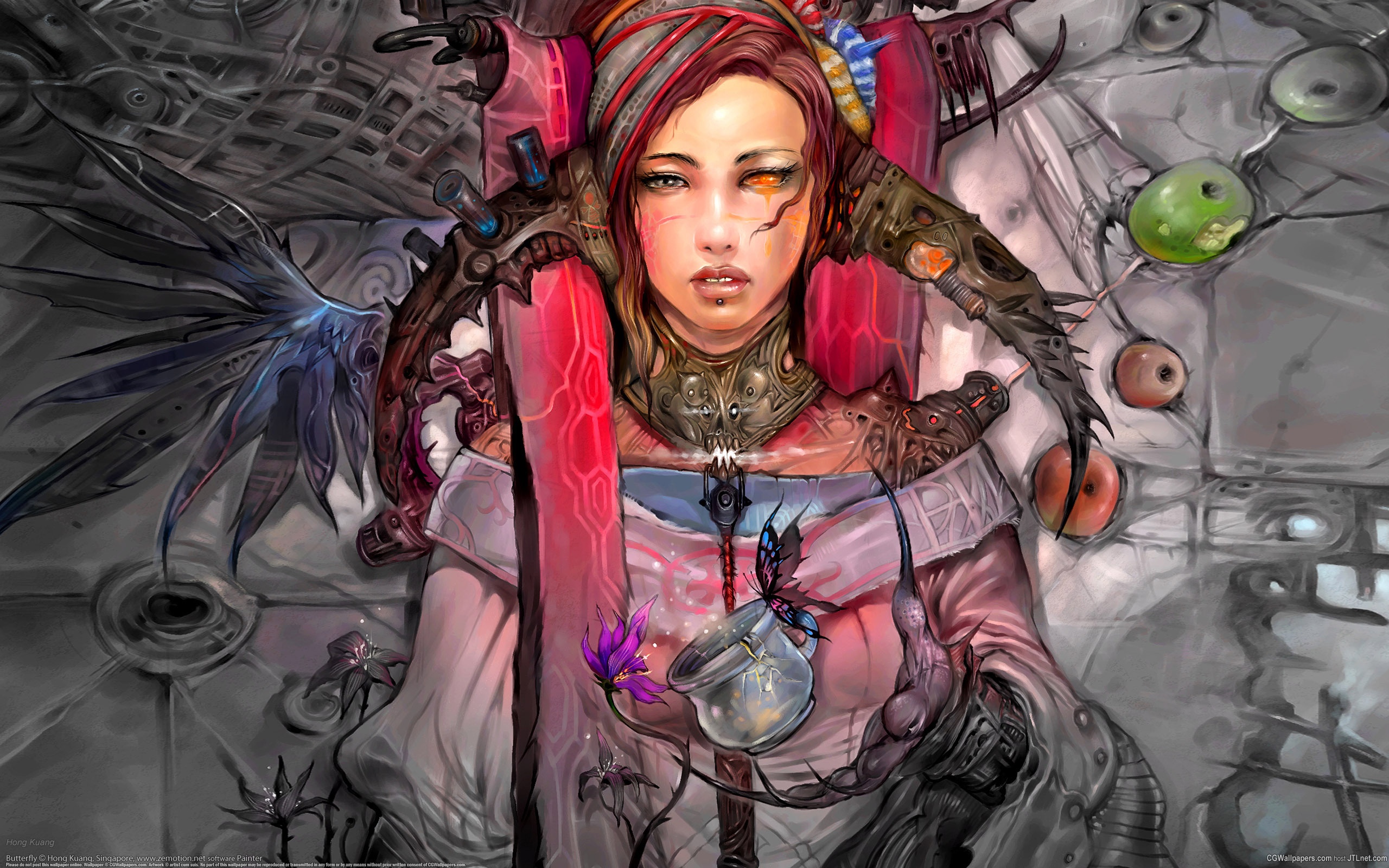 Странная девушка обои