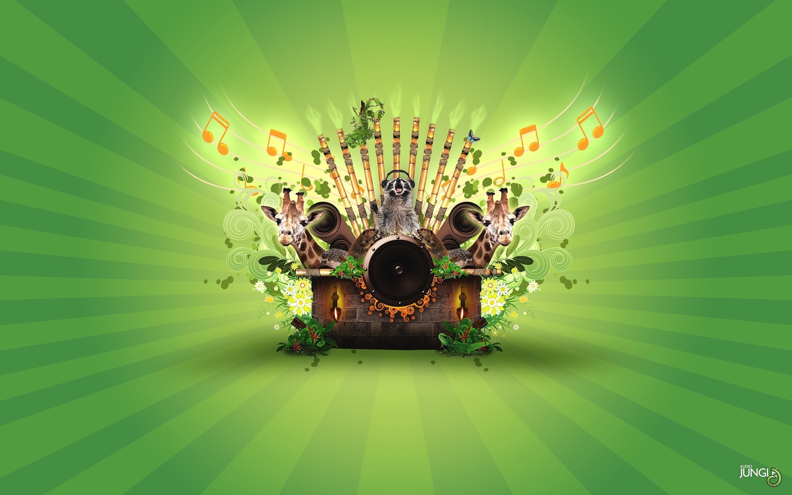 Музыка джунглей обои
