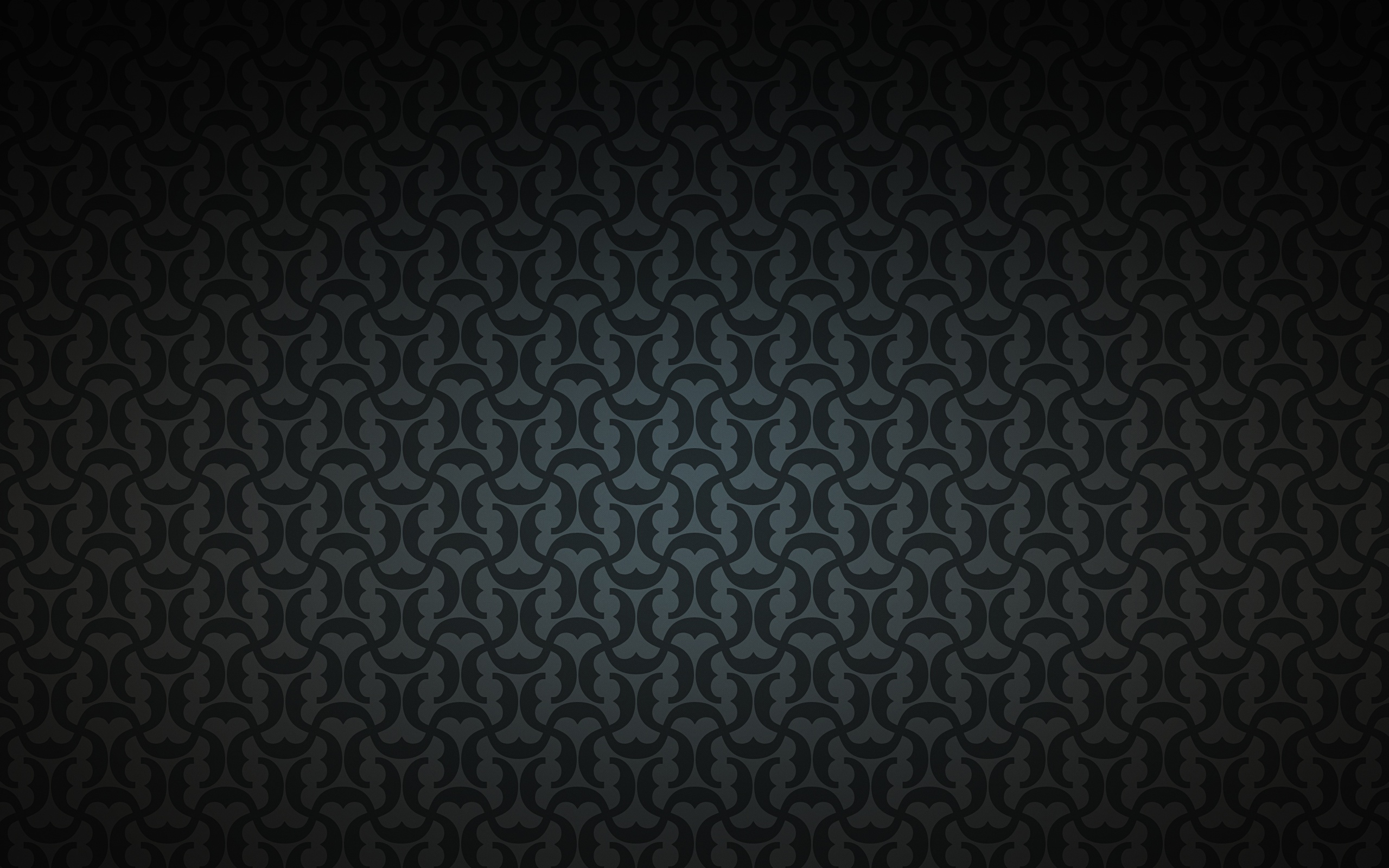 Черный извилистый узор обои