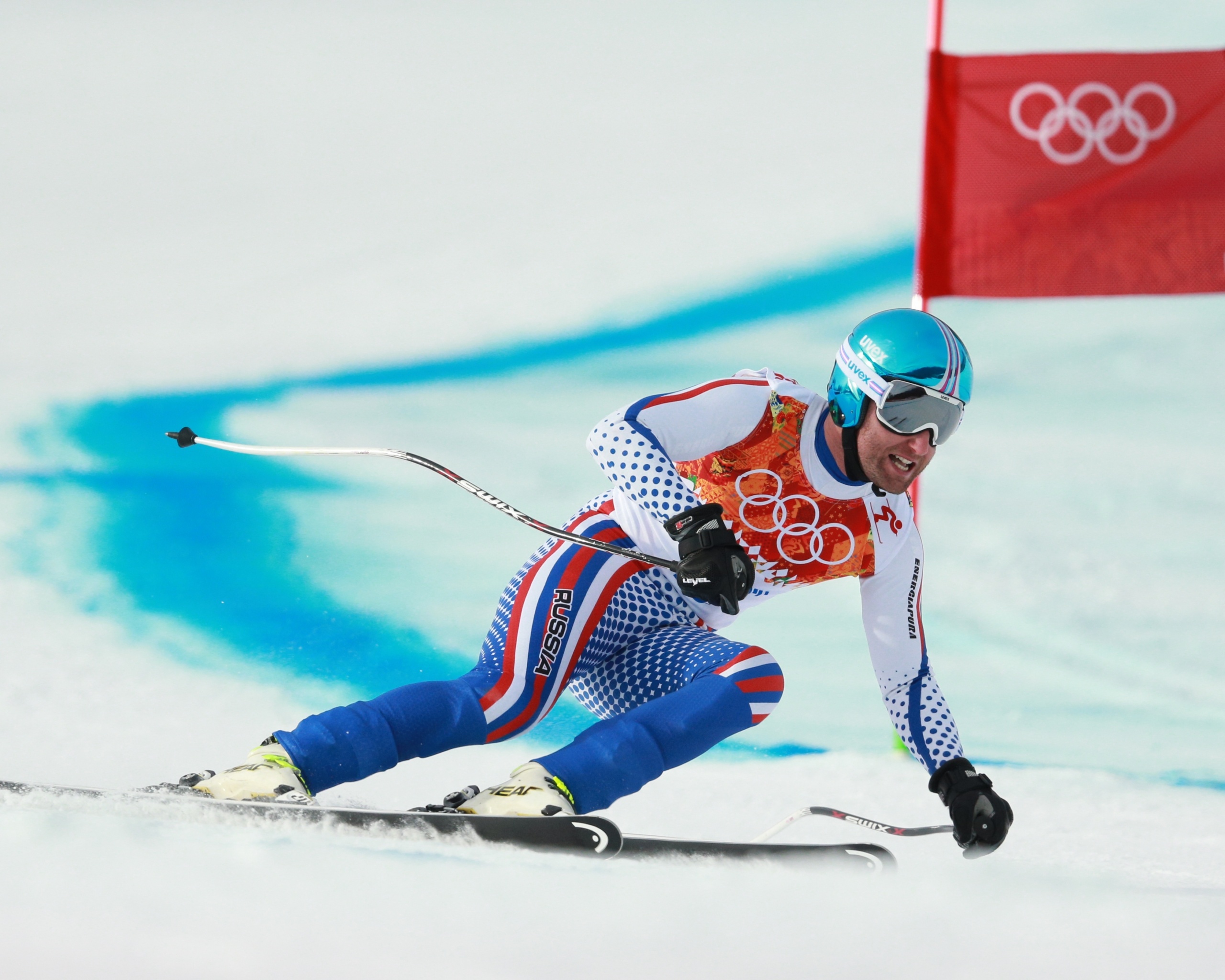 Лыжник на олимпиаде обои