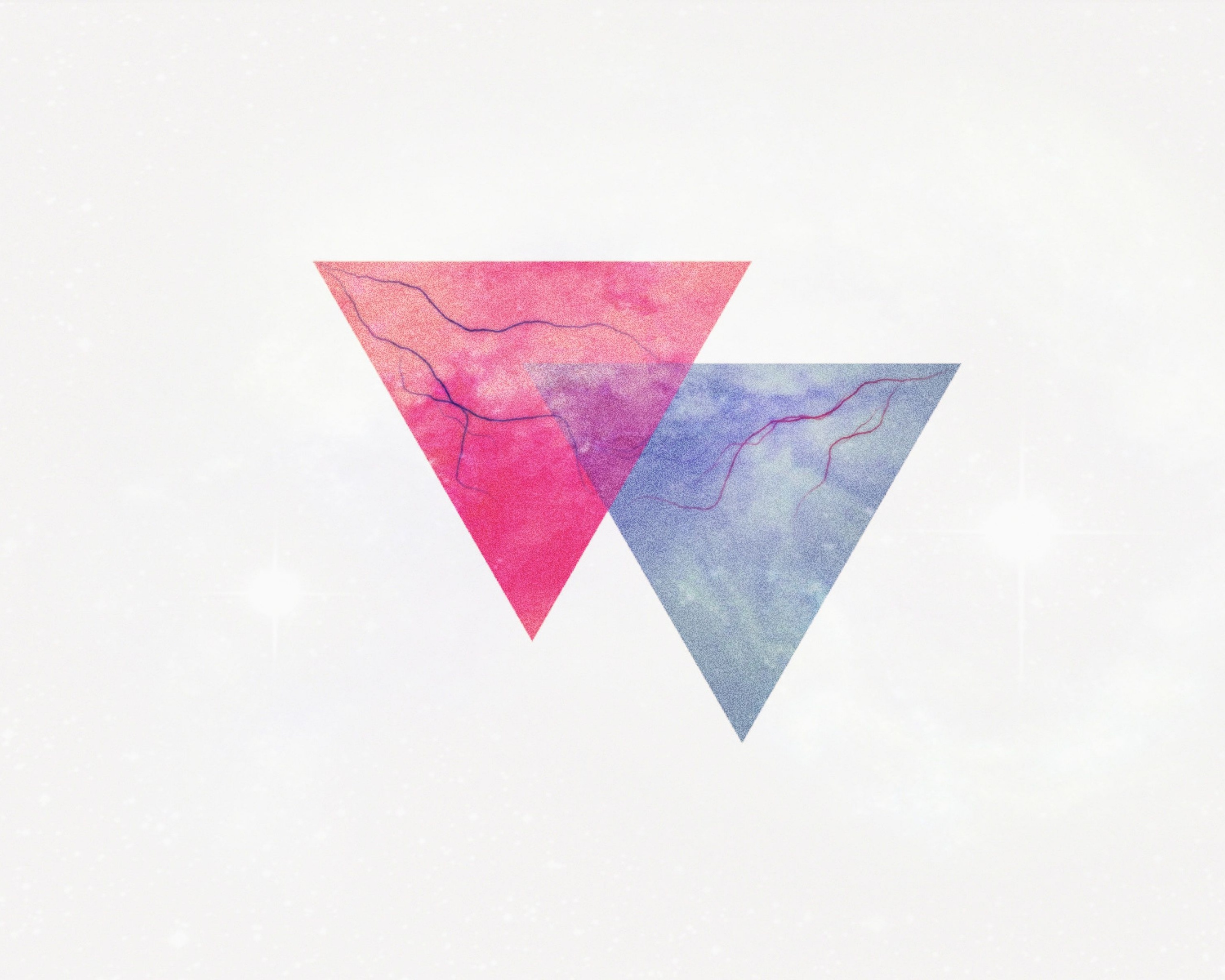 Минималистичные треугольники обои