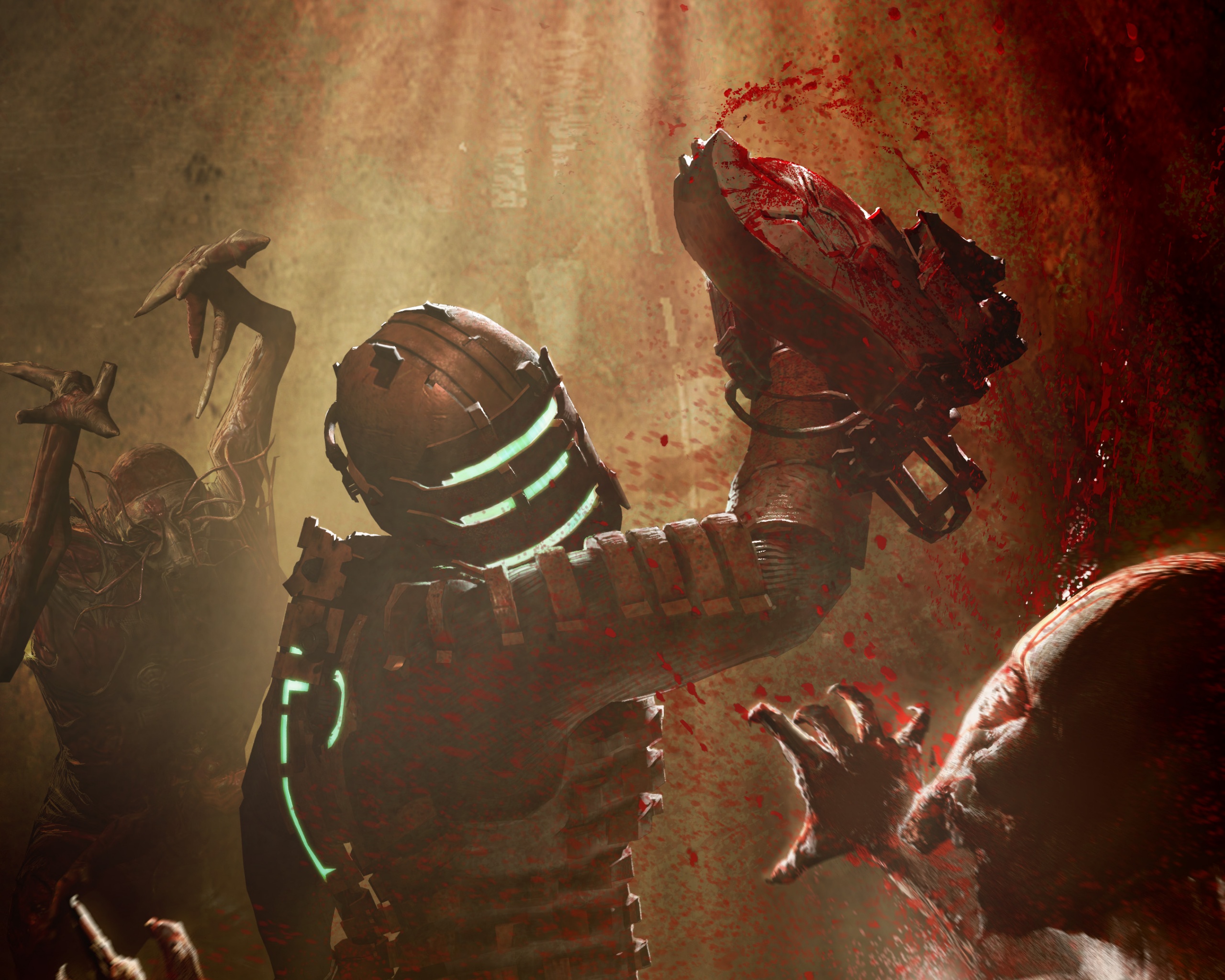 Айзек Кларк выпилил монстра обои