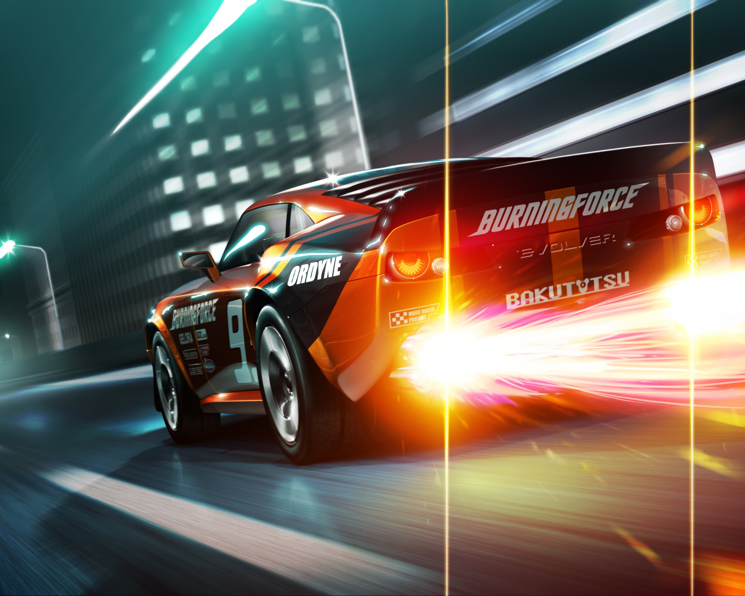 Ночное нитро обои