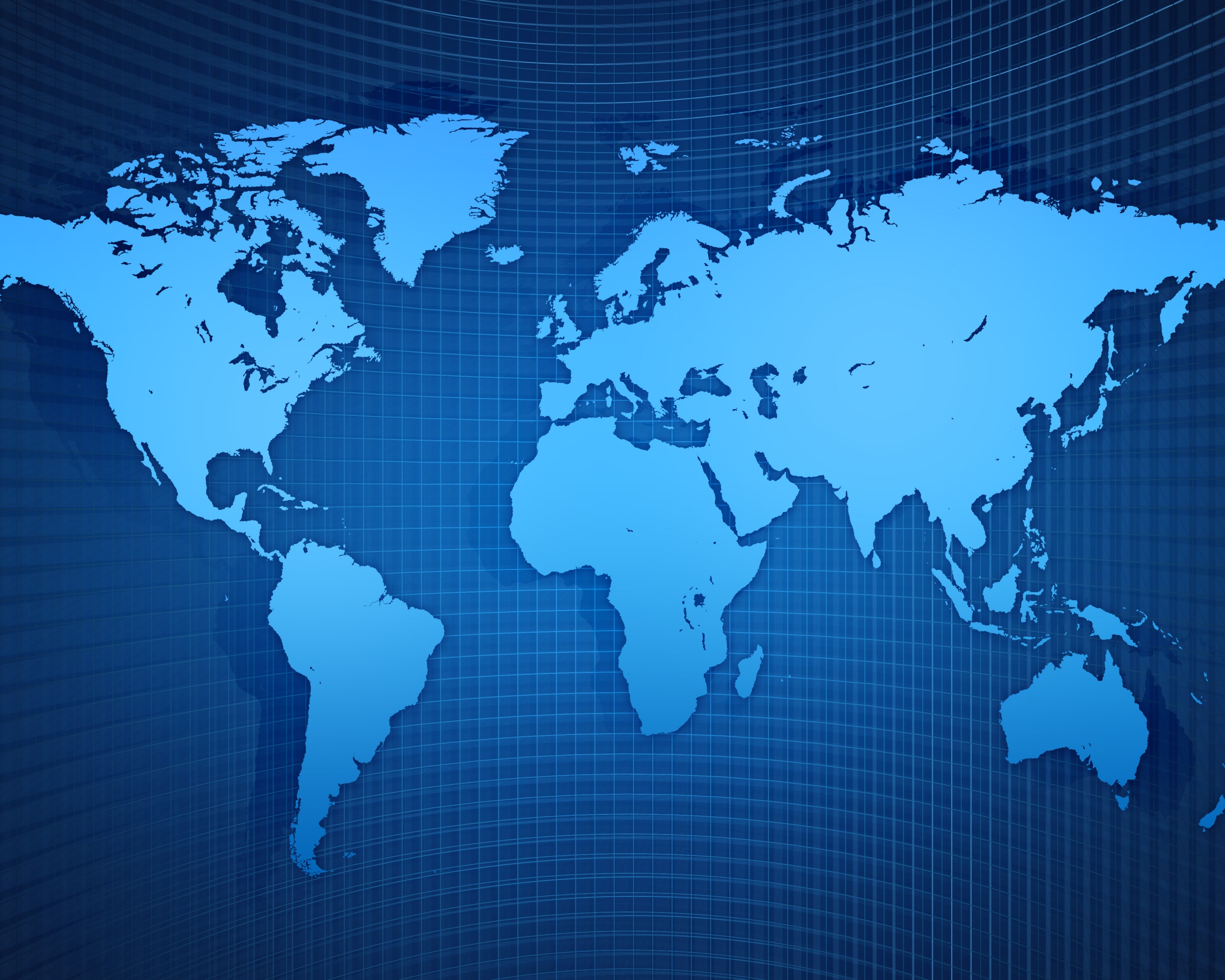 Цифровая карта мира обои