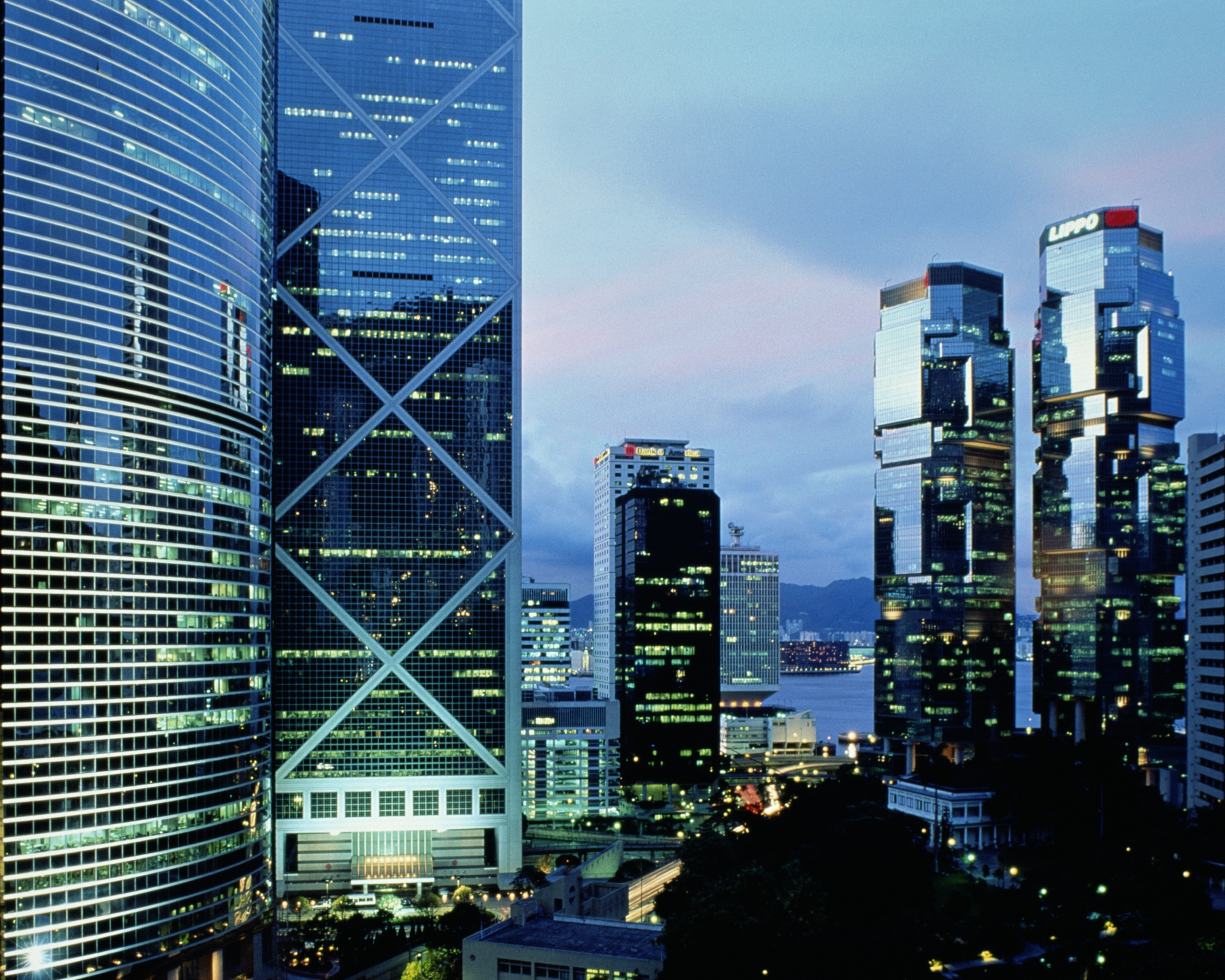 Группа небоскребов обои