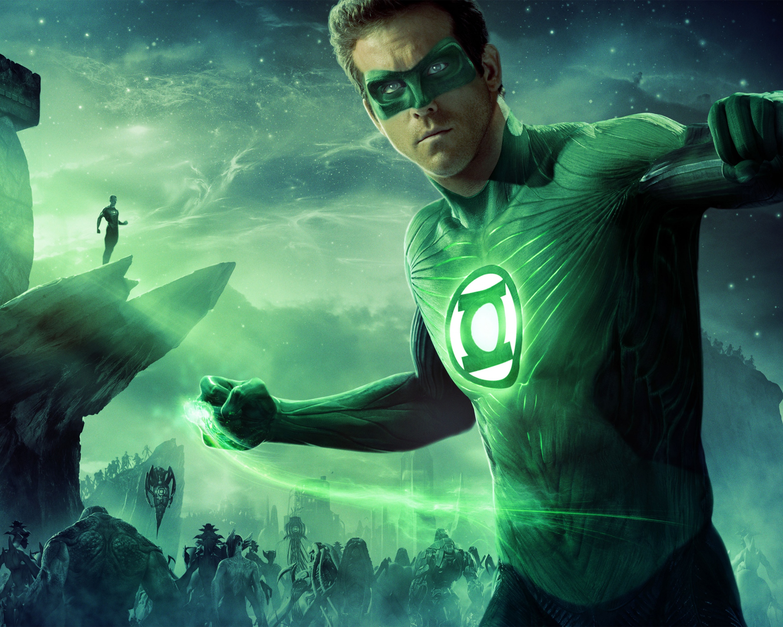 Зелёный фонарь обои