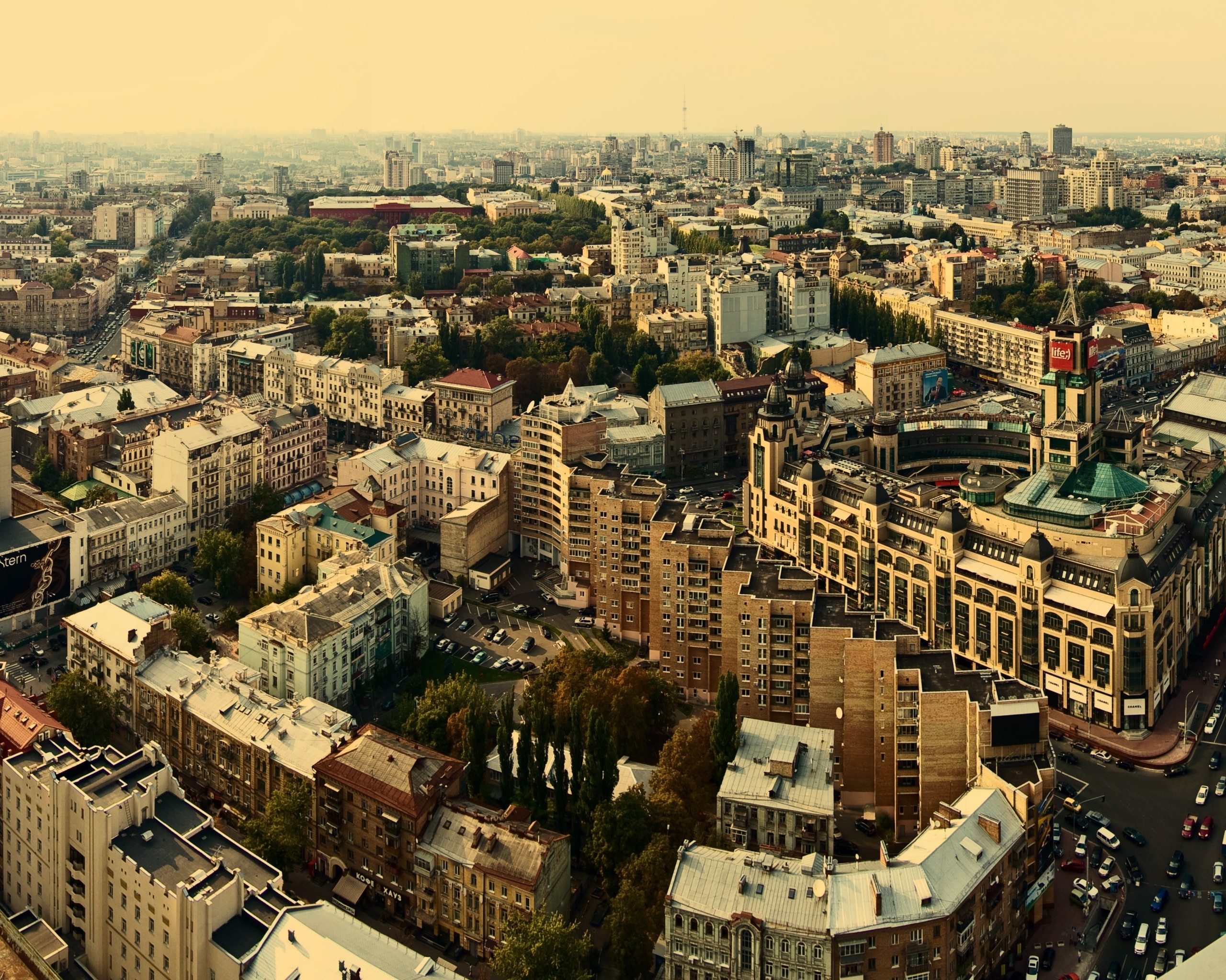 Киевская панорама обои