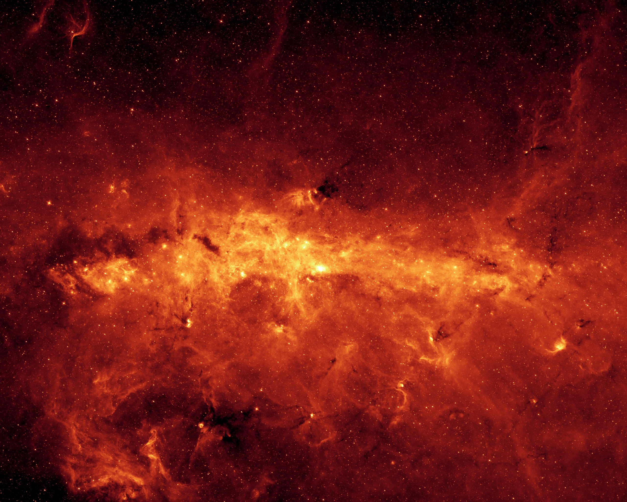 Кроваво-красная бездна обои