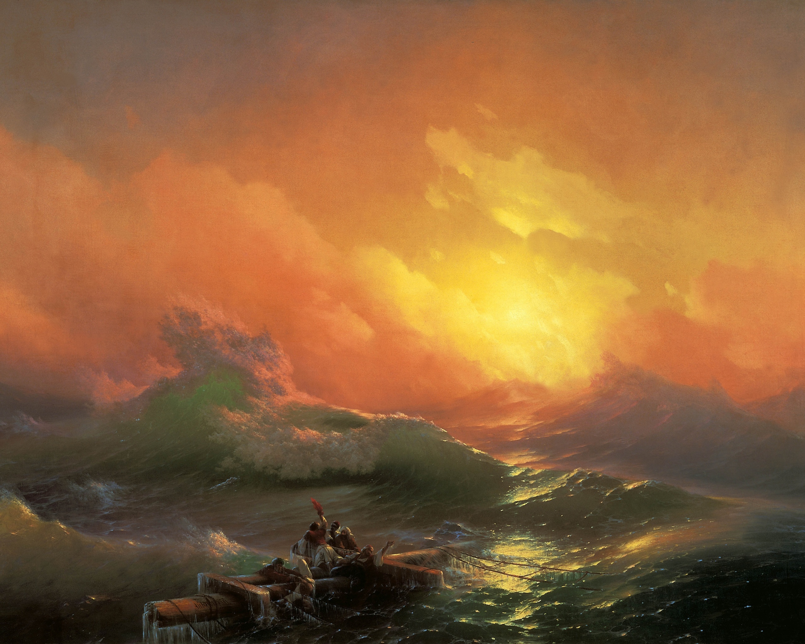 Айвазовский: Девятый вал обои