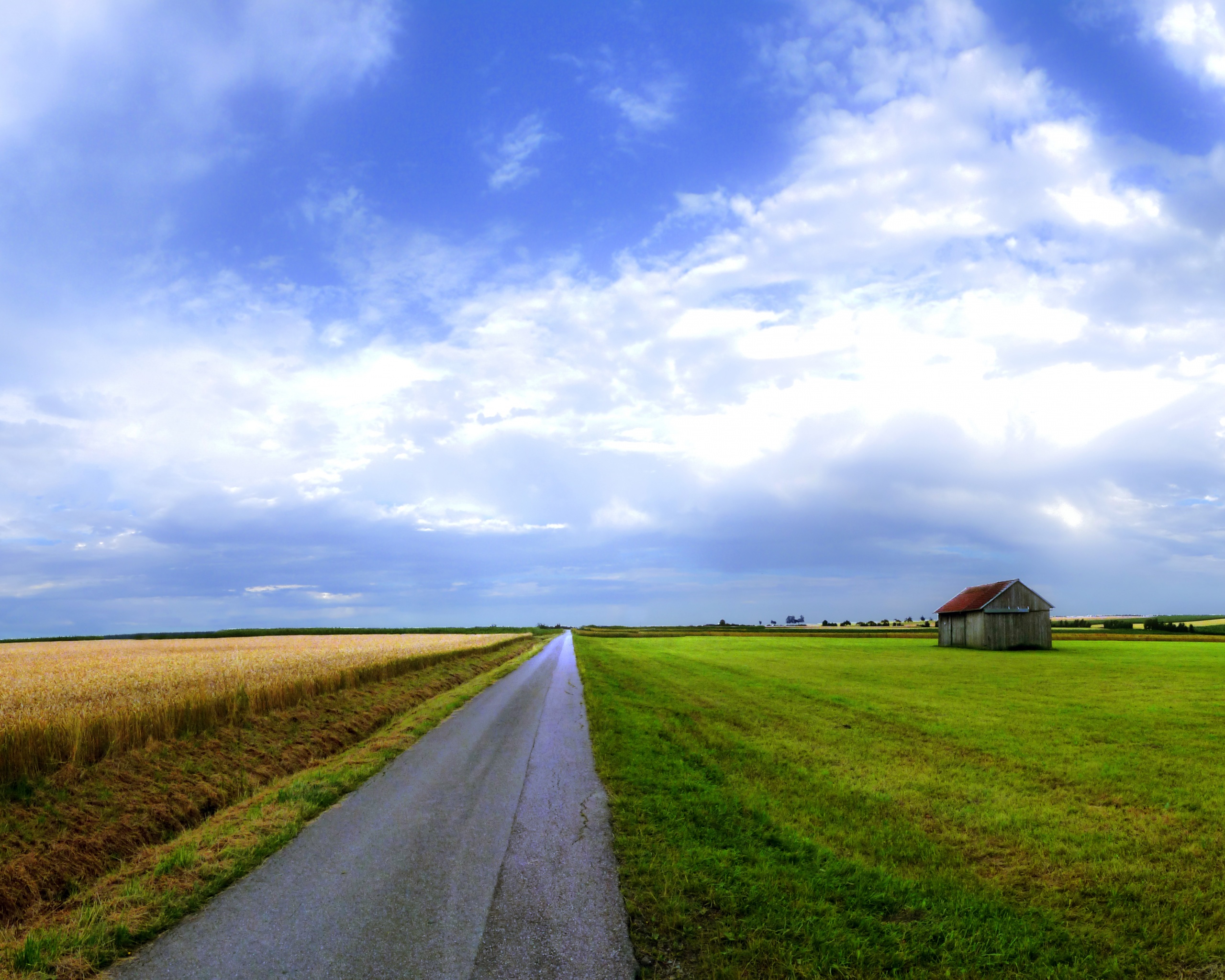 Сельский пейзаж обои
