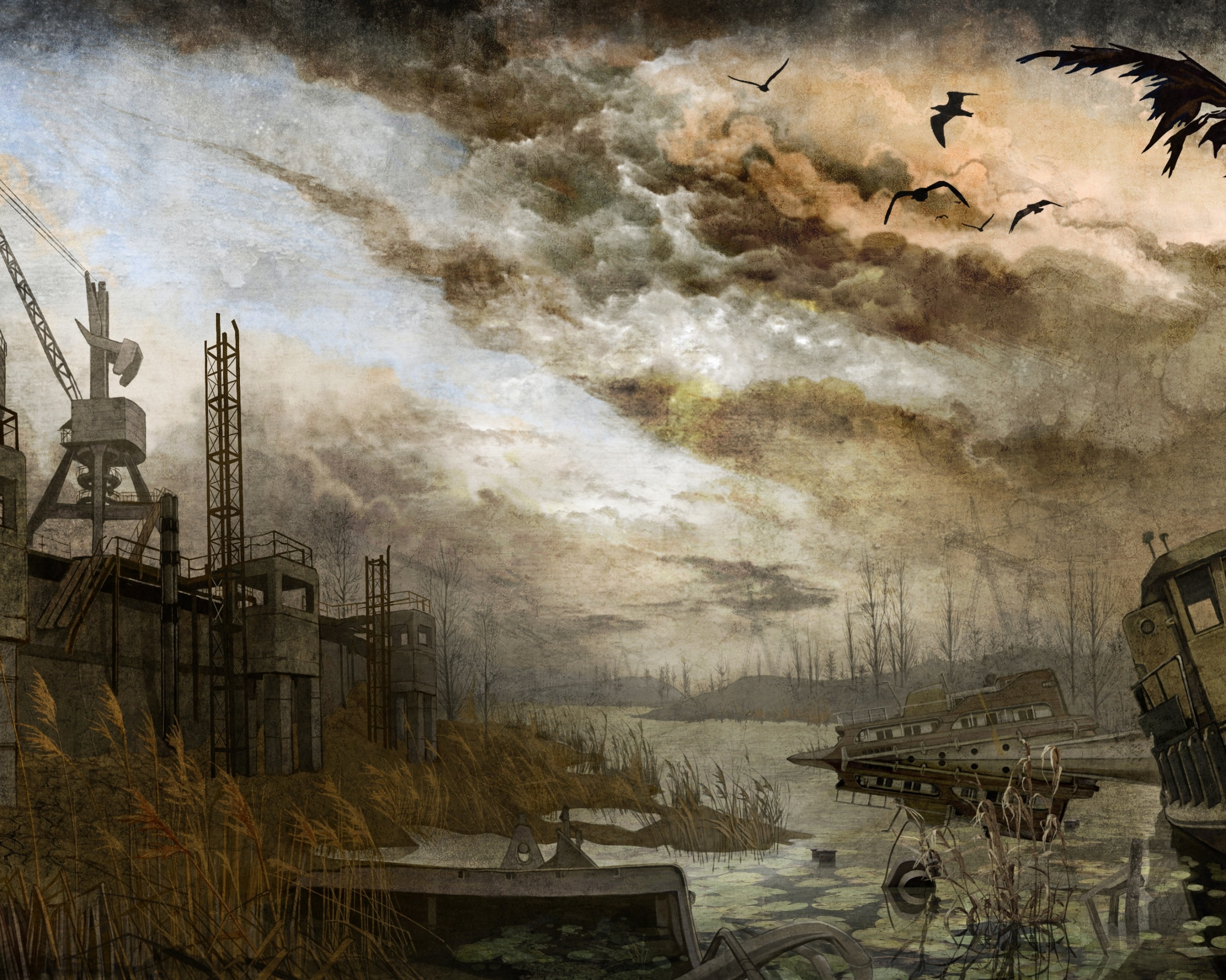 Панорама из Сталкера обои