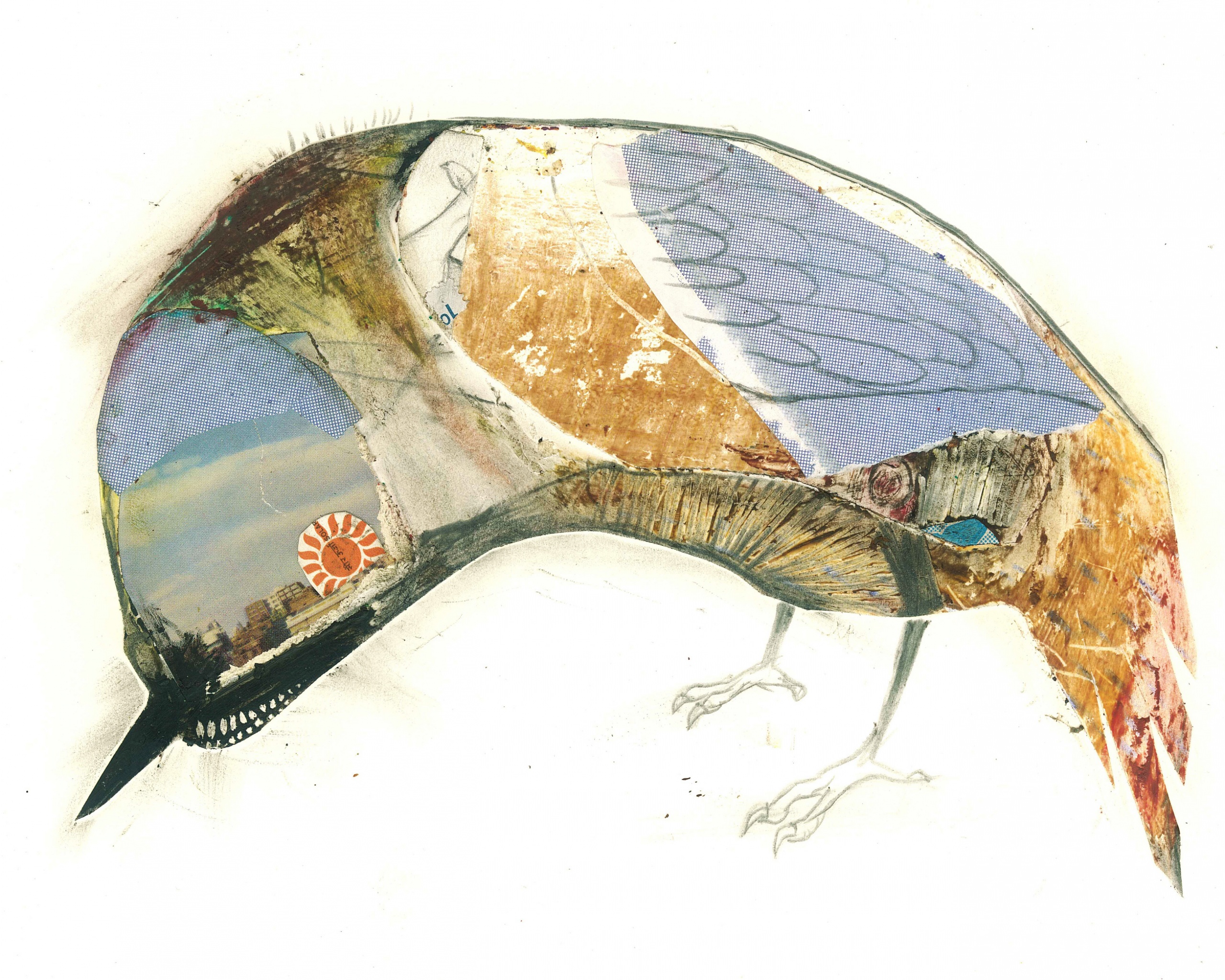 Аппликация Стефана Томпсона "Птица" обои