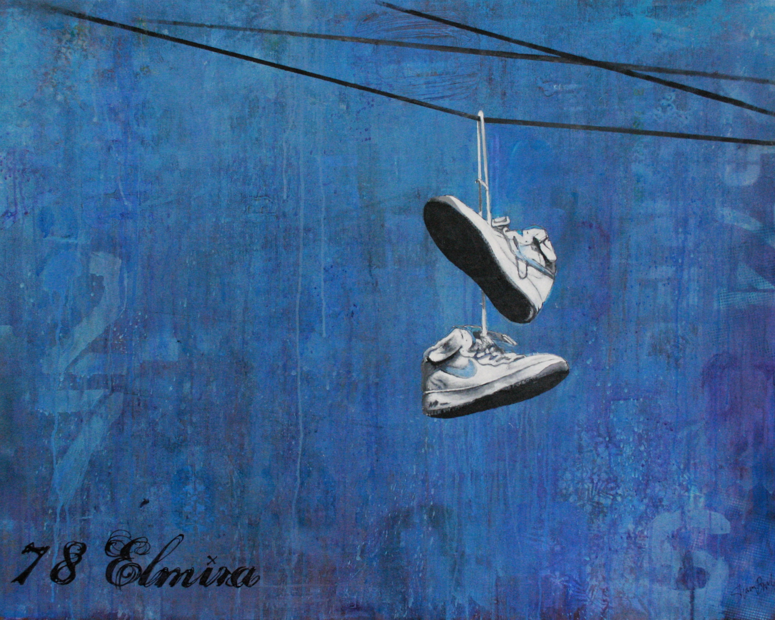 Кросовки на проводе обои