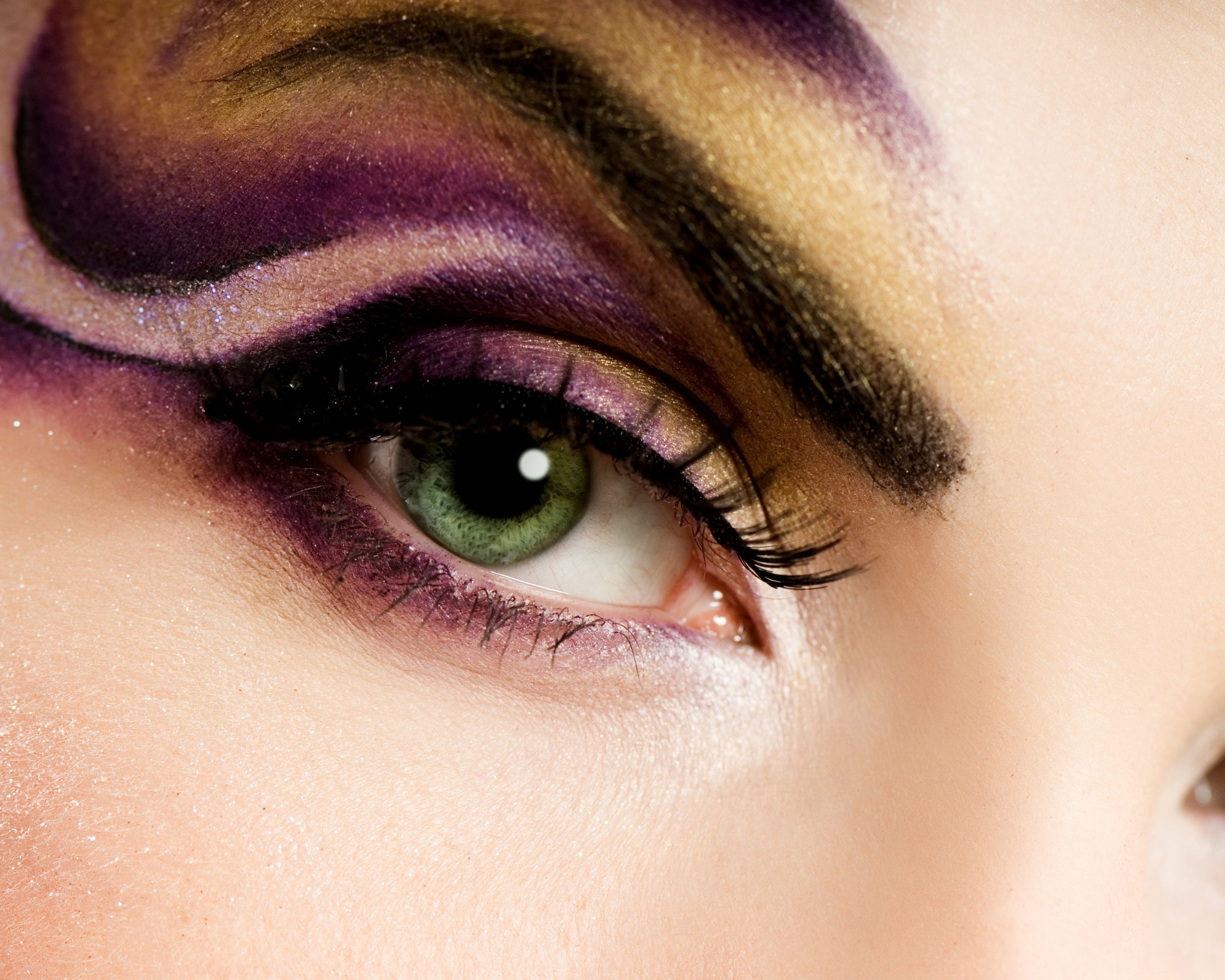 Красивый макияж для глаз обои