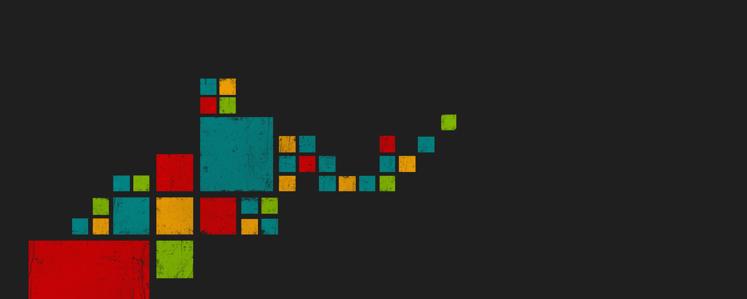 Цветные кубы обои