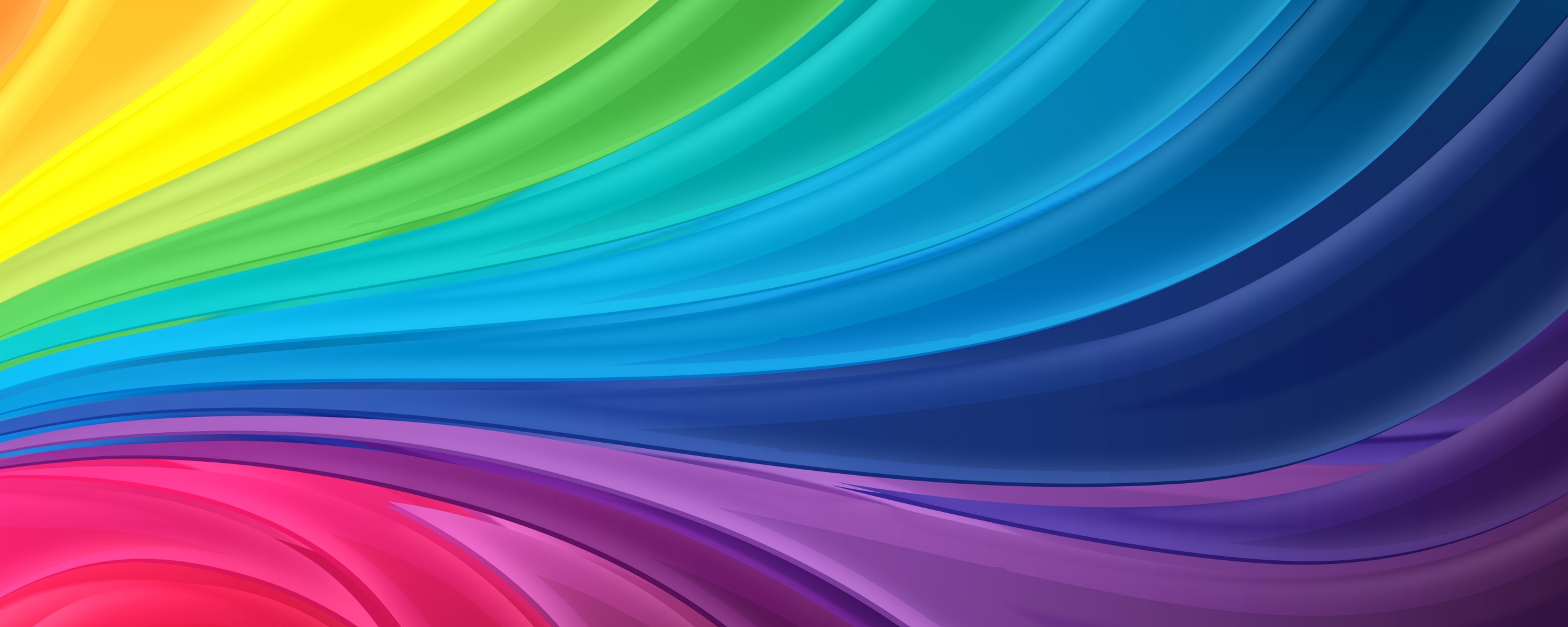 Радужные завихрения обои