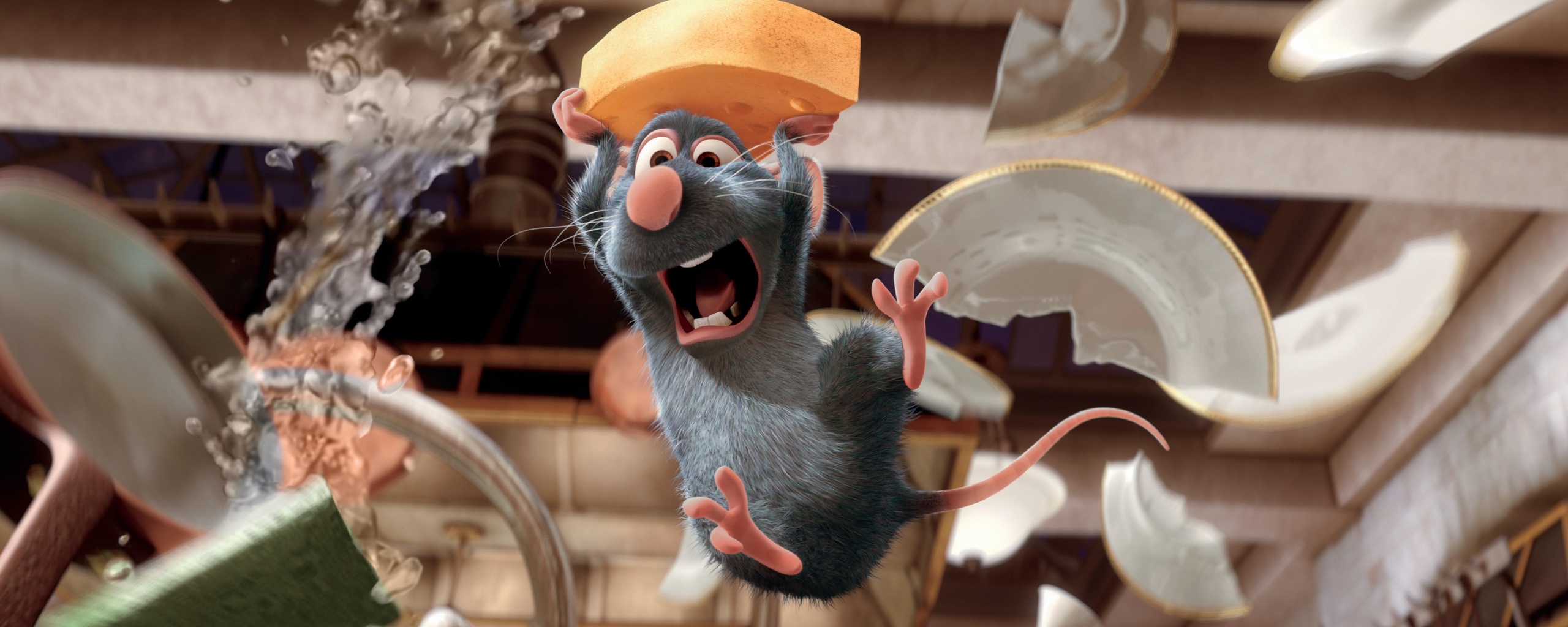 Крыса с сыром из Рататуя обои