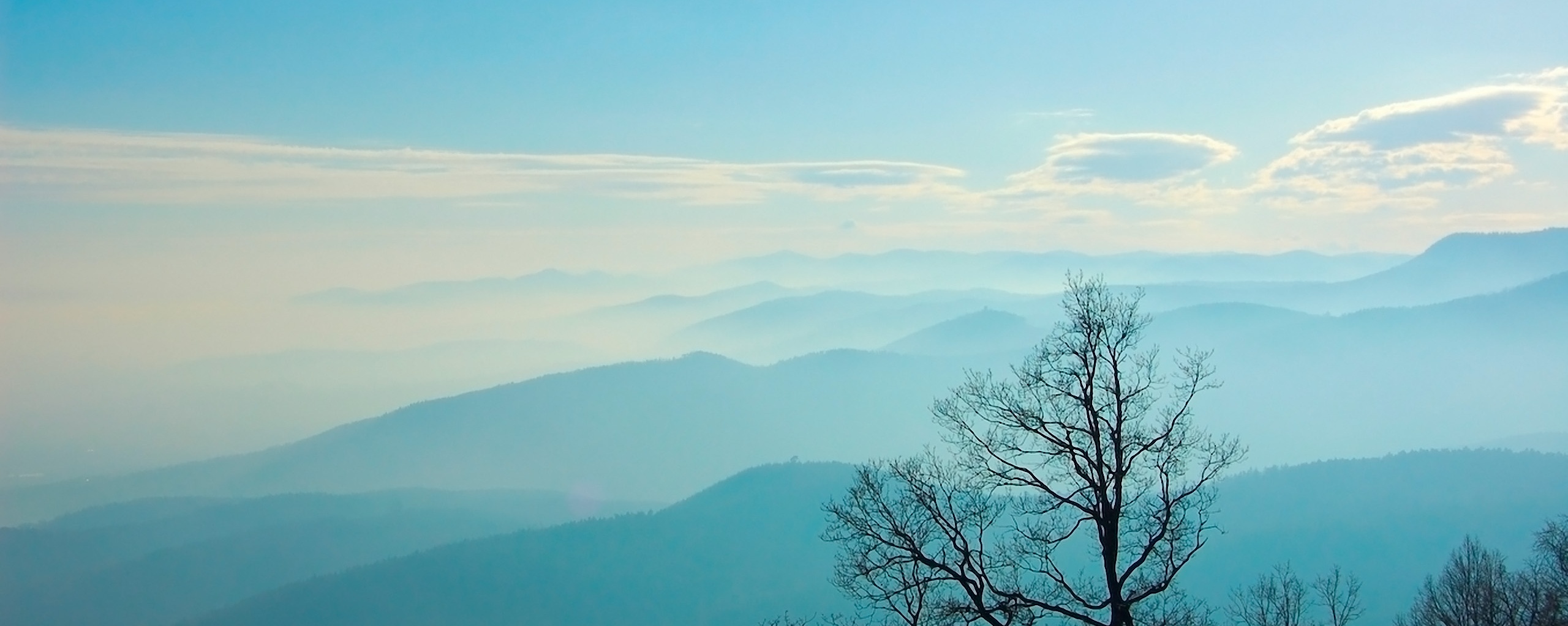 Голубые горы обои