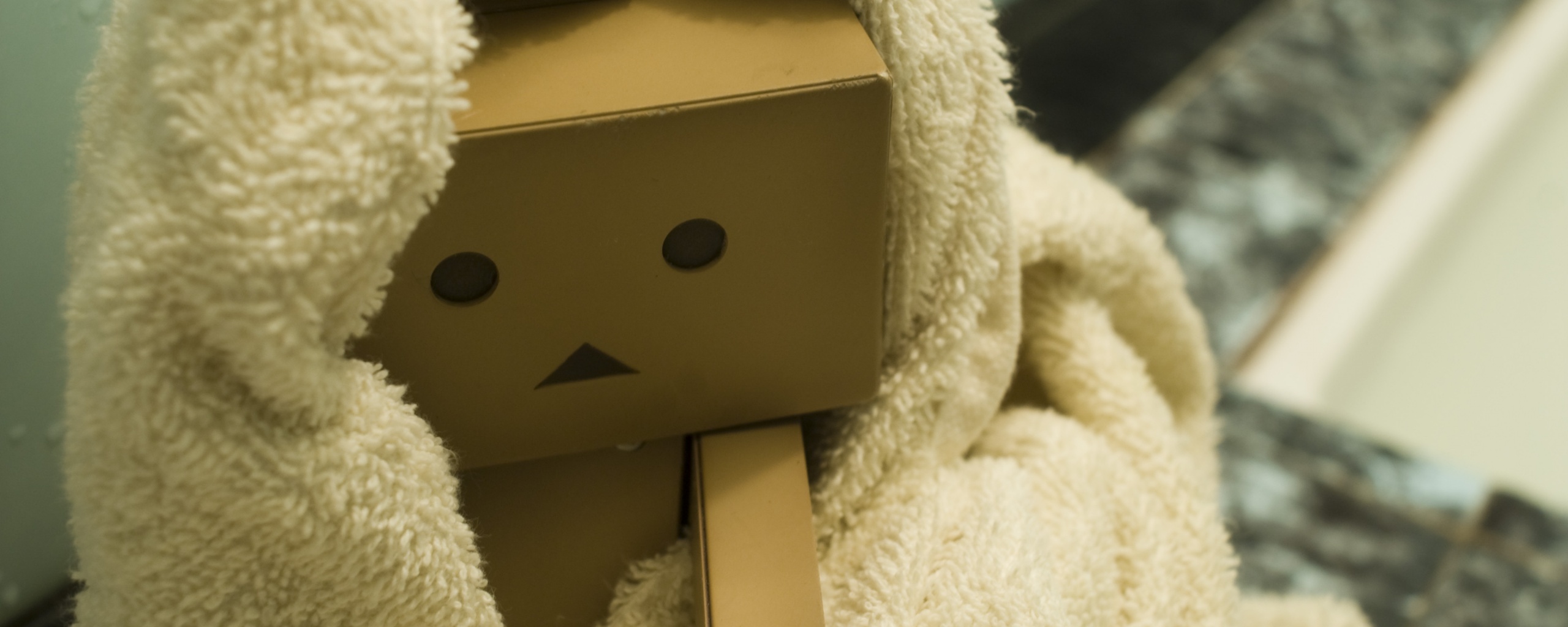 Yotsubato Danbo в полотенце обои