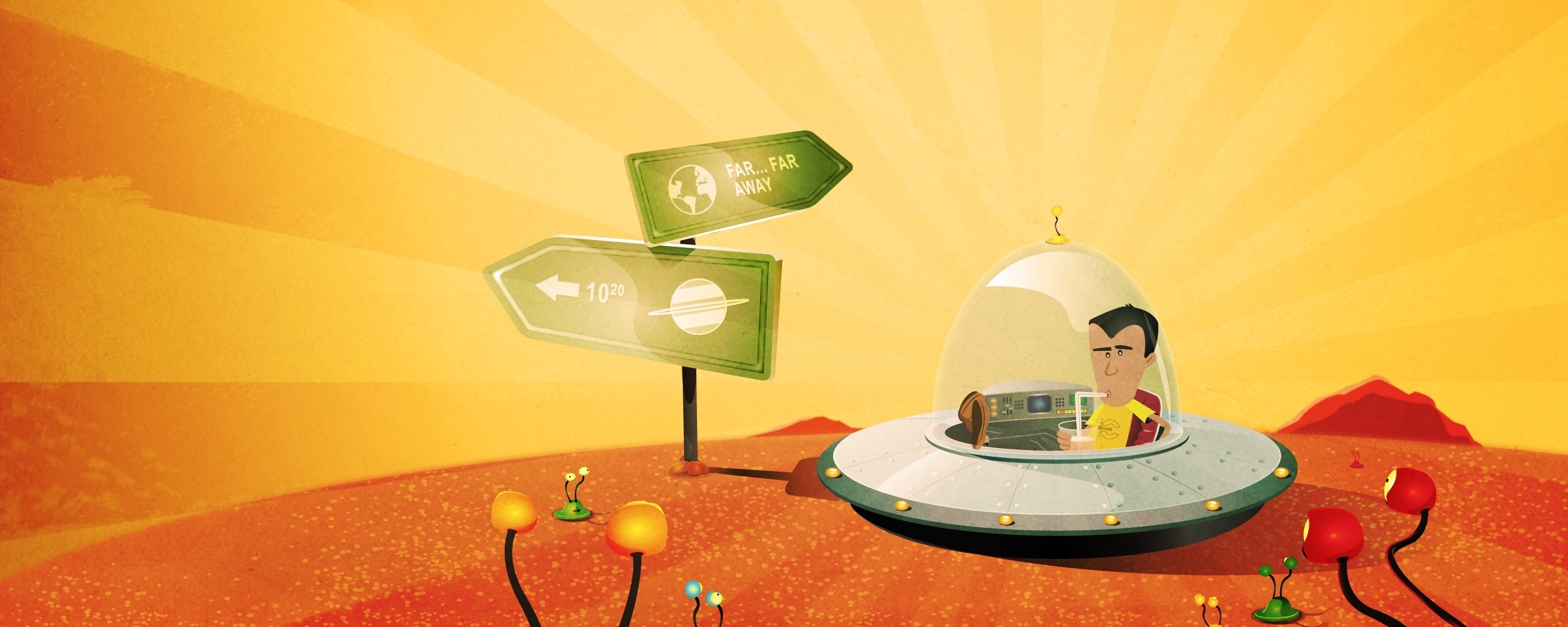 Космическое путешествие обои