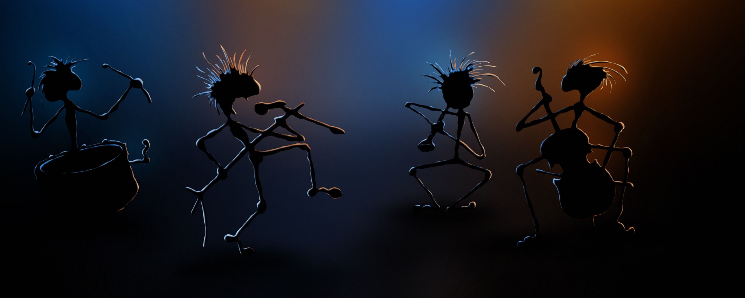 Фигурки музыкантов обои