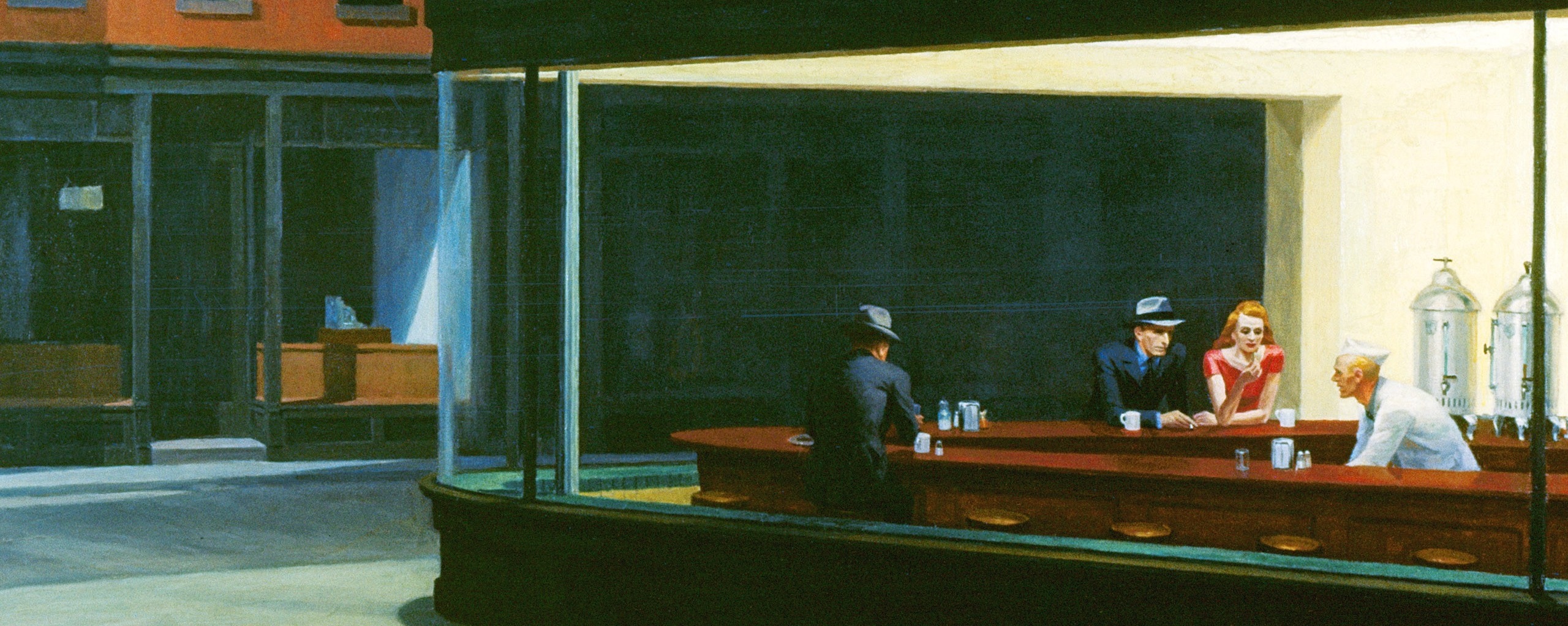 Ночное кафе обои